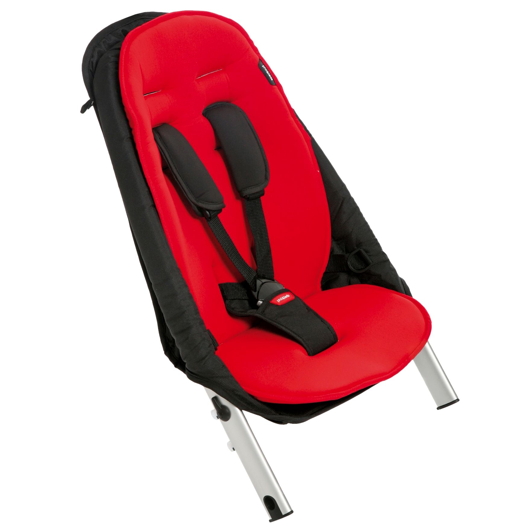 Phil and Teds Vibe Double Kit, Red/Black