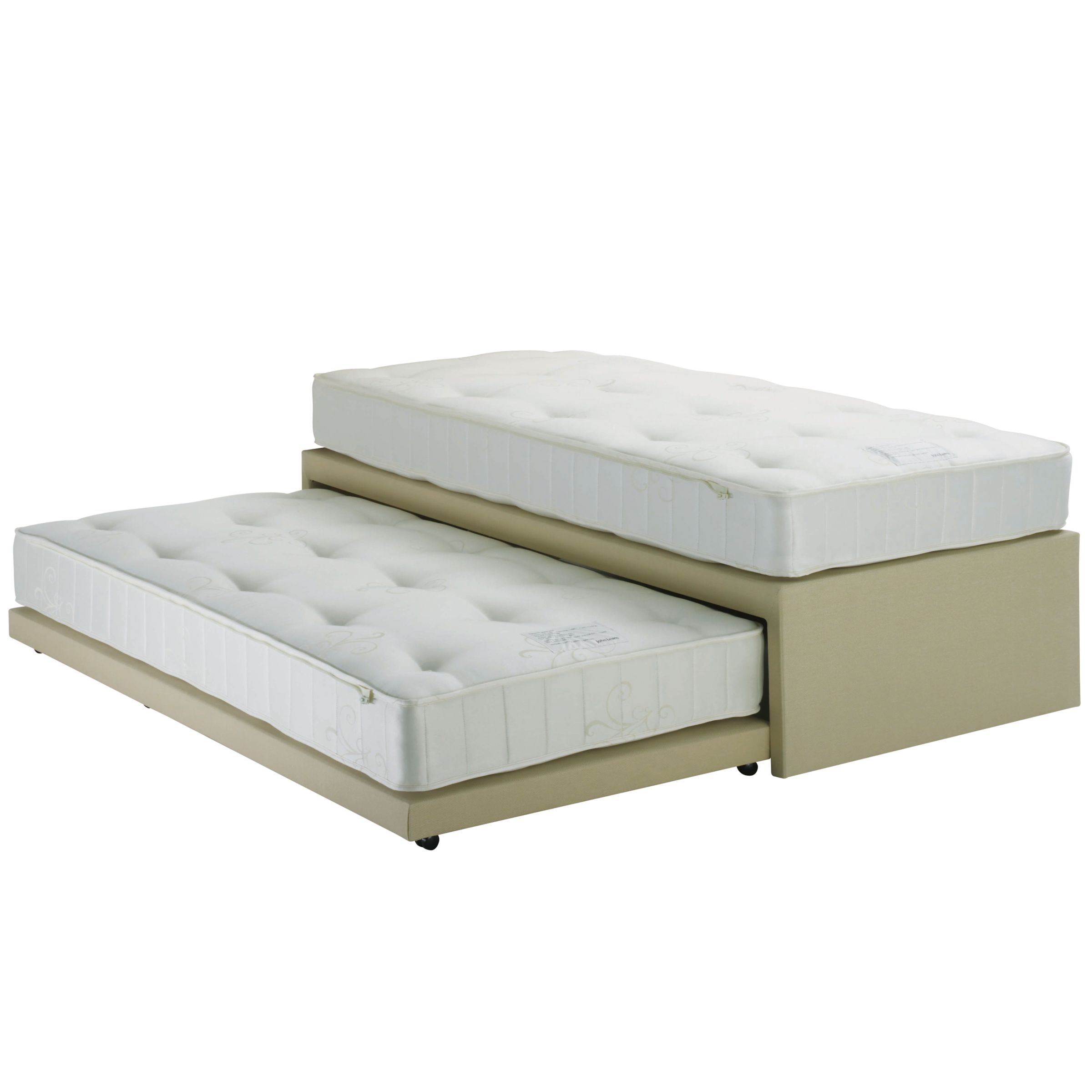 John Lewis Newton Guest Bed, Small Single, 2 Open Spring Mattresses at JohnLewis