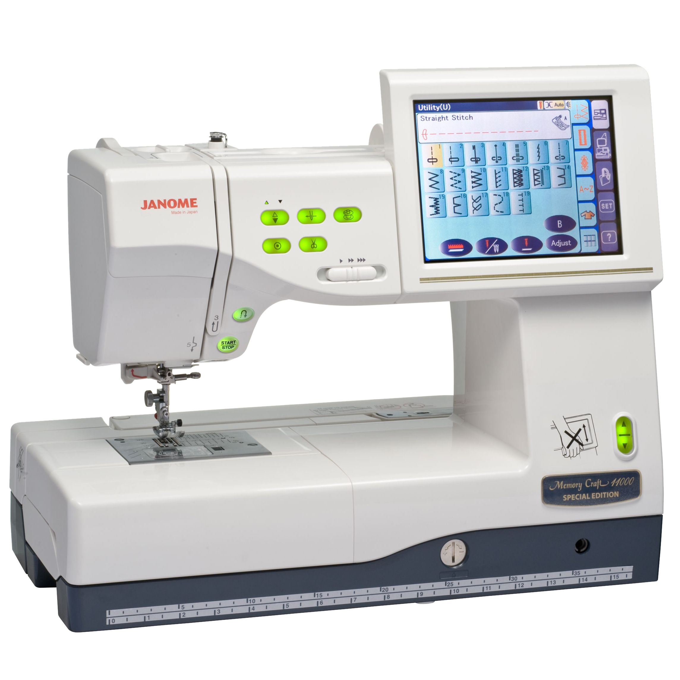 Janome Memory Craft 11000 Sewing & Embroidery Machine, Special Edition at John Lewis