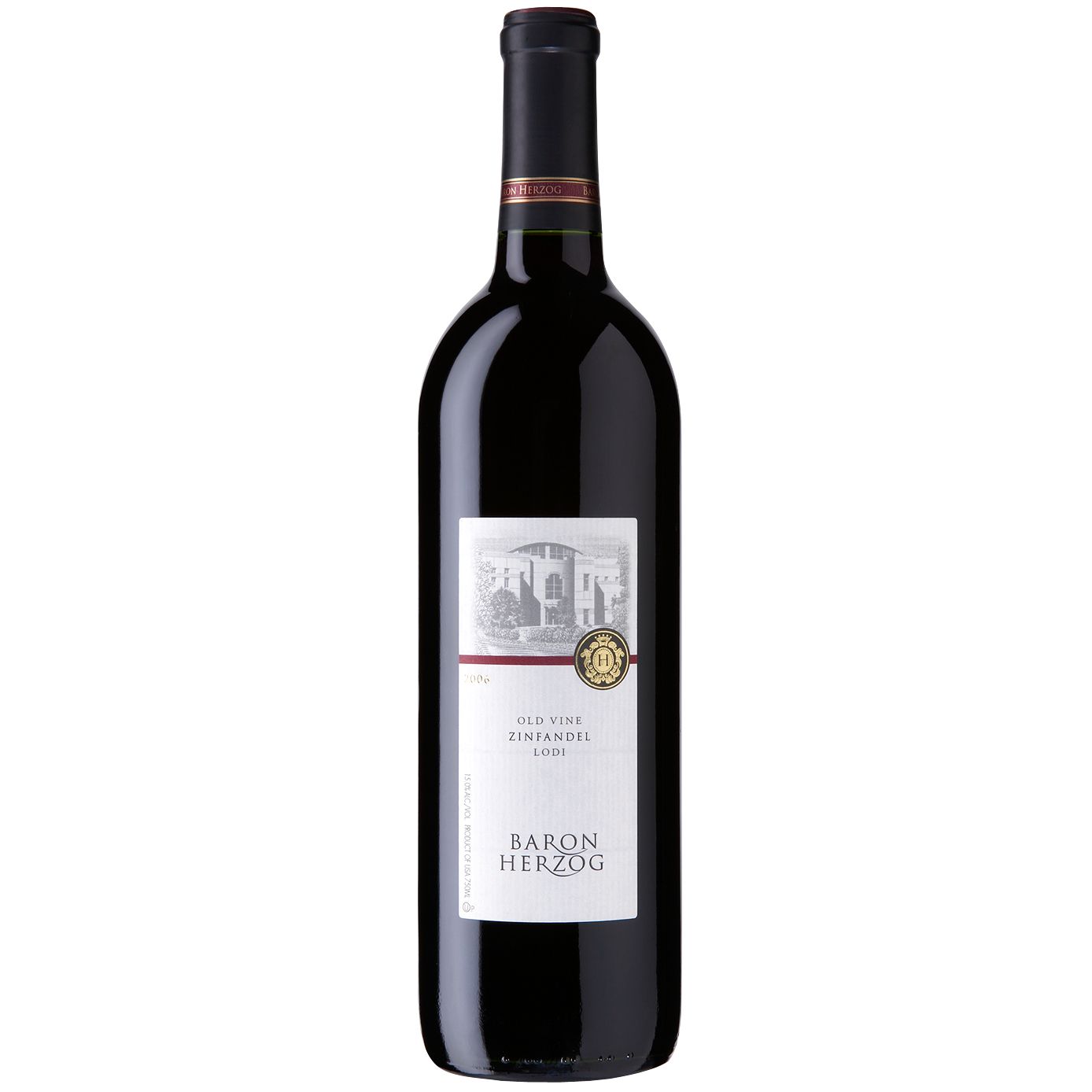Baron Herzog Old Vine Zinfandel 2008 Lodi California USA Kosher Wine