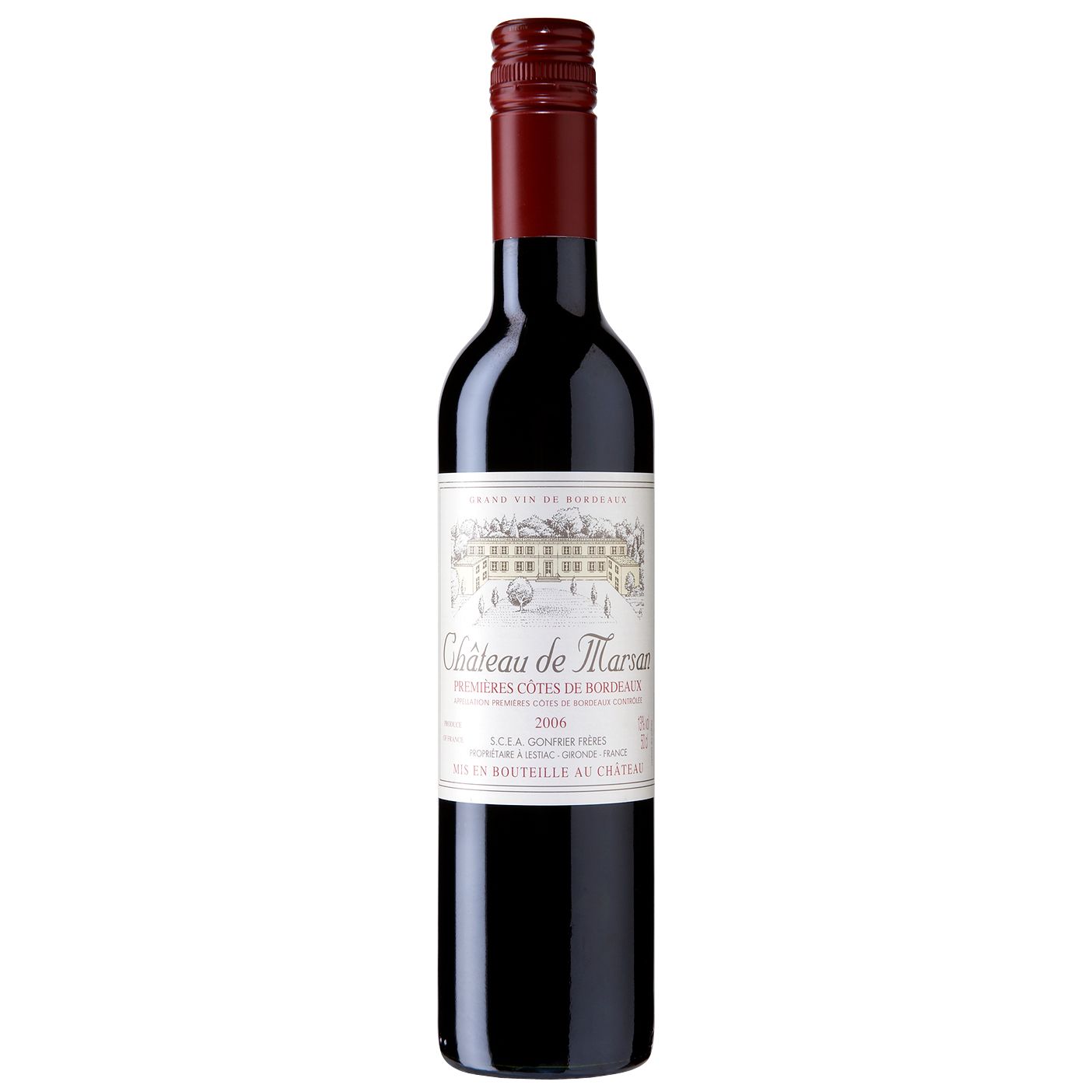 Château de Marsan 2006 Premières Côtes de Bordeaux, France, 50cl