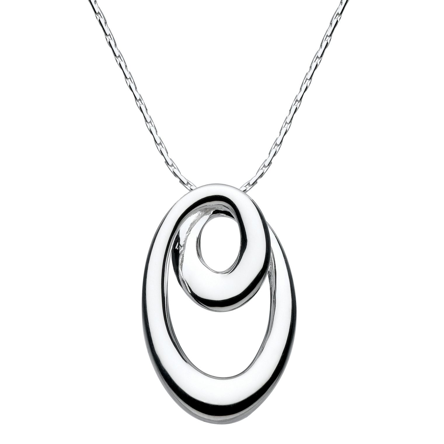 Kit Heath Spiral Sterling Silver Necklace