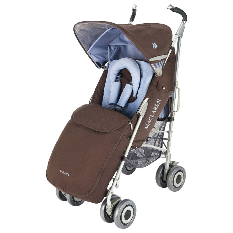 Maclaren Techno XLR Pushchair, Chocolate/Blue