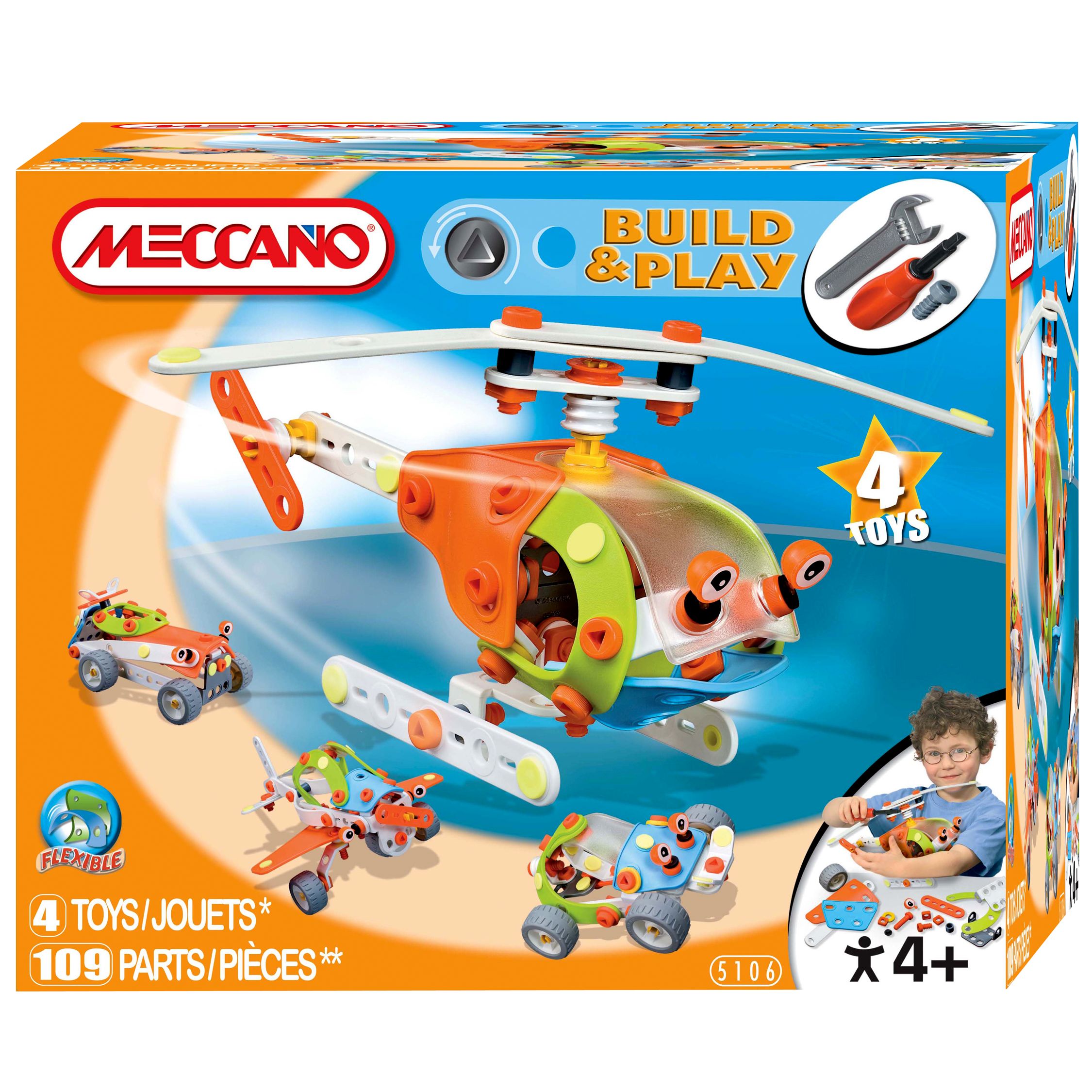 Meccano Build and Play Helicopter