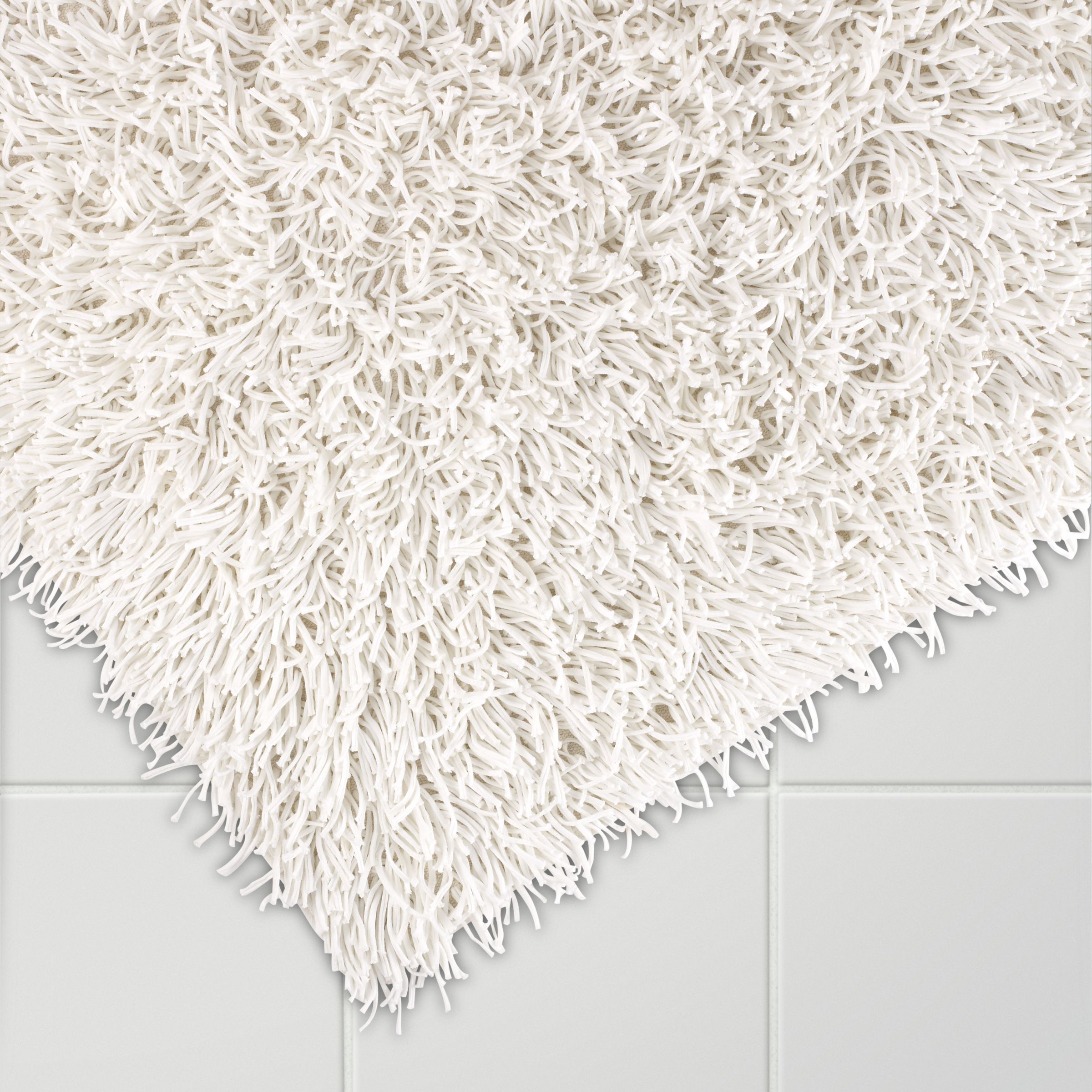 John Lewis Rag Rug, White �6