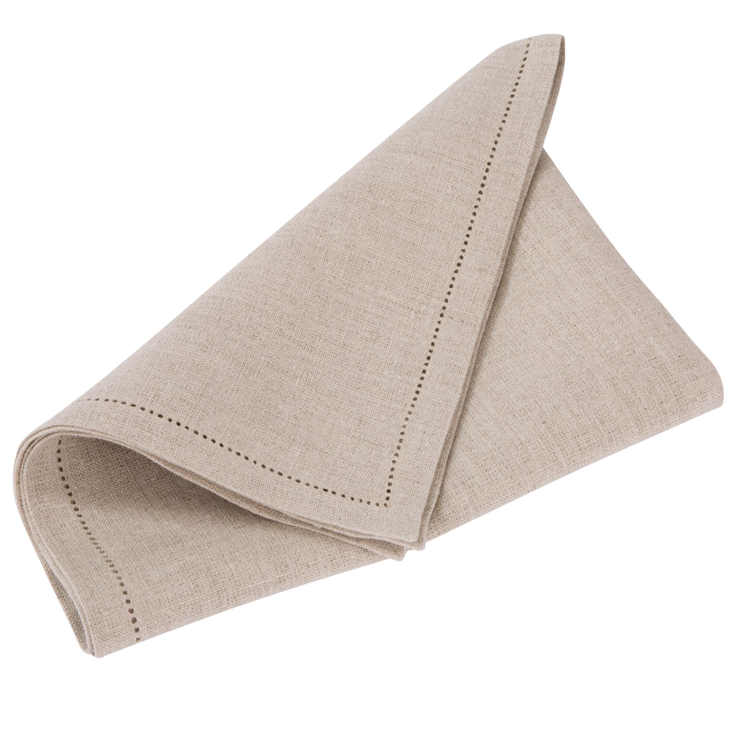 John Lewis Punchspoke Napkin, Natural