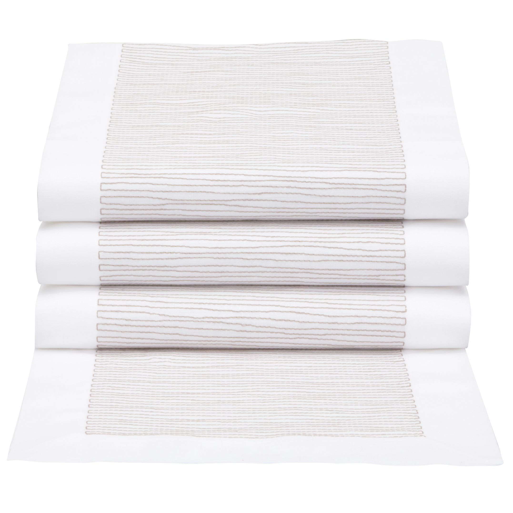 John Lewis Expresso Runner, White / Brown
