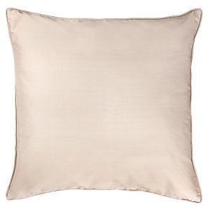 John Lewis Silk Cushion, Mocha, One size