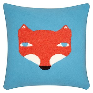 Donna Wilson Fox Cushion, Blue