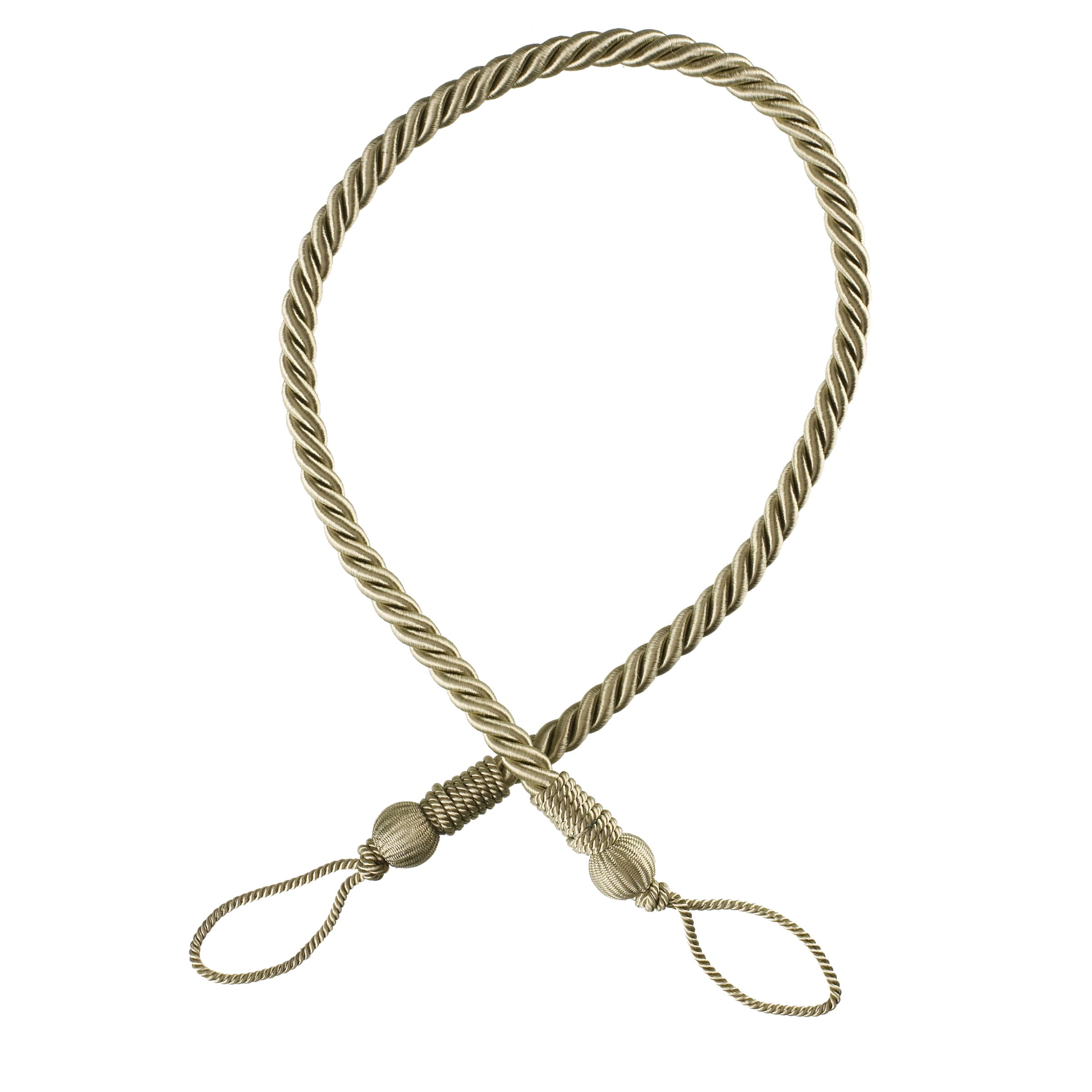 John Lewis Rope Tie Back, Green