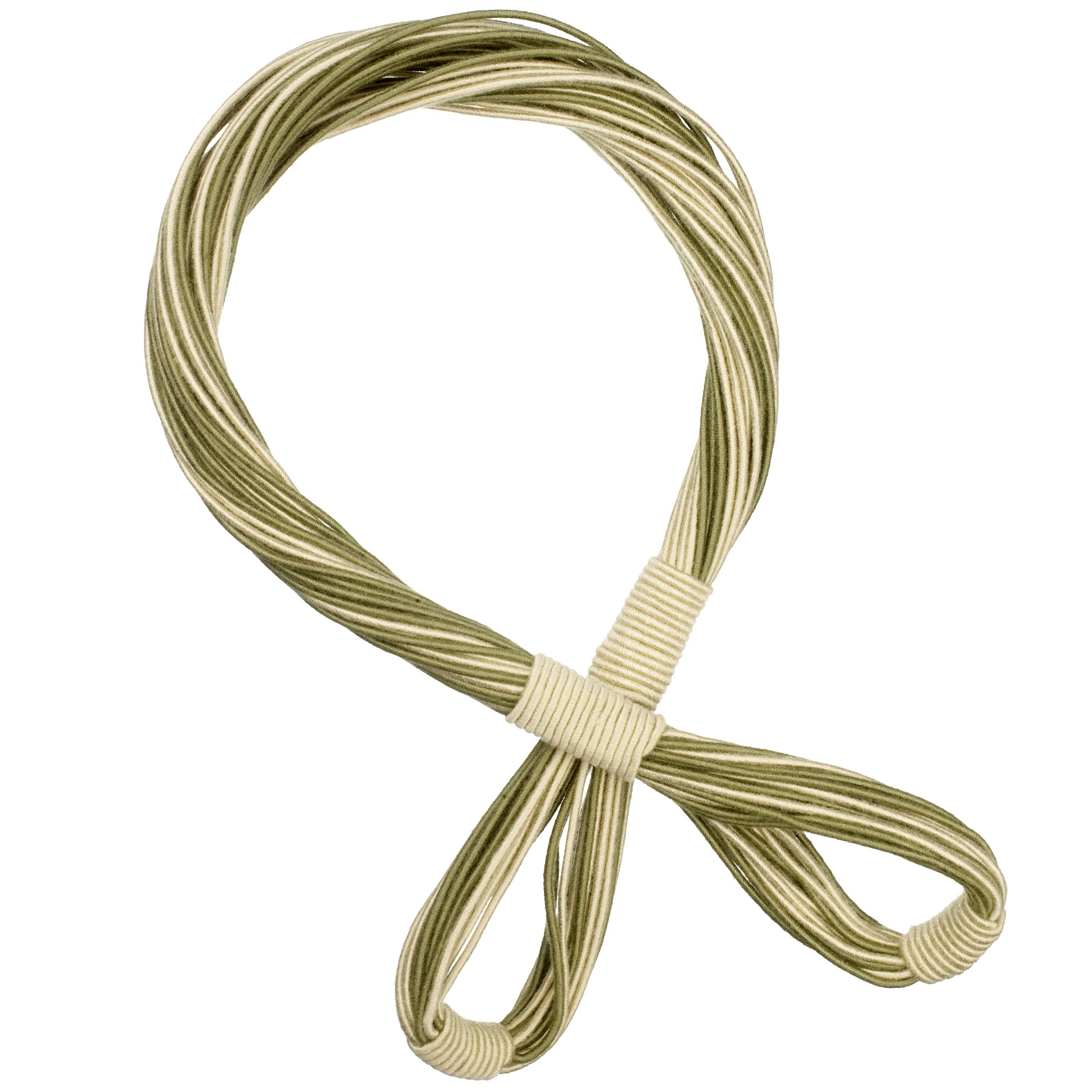 John Lewis Noodle Tie Back, Olive / Fennel