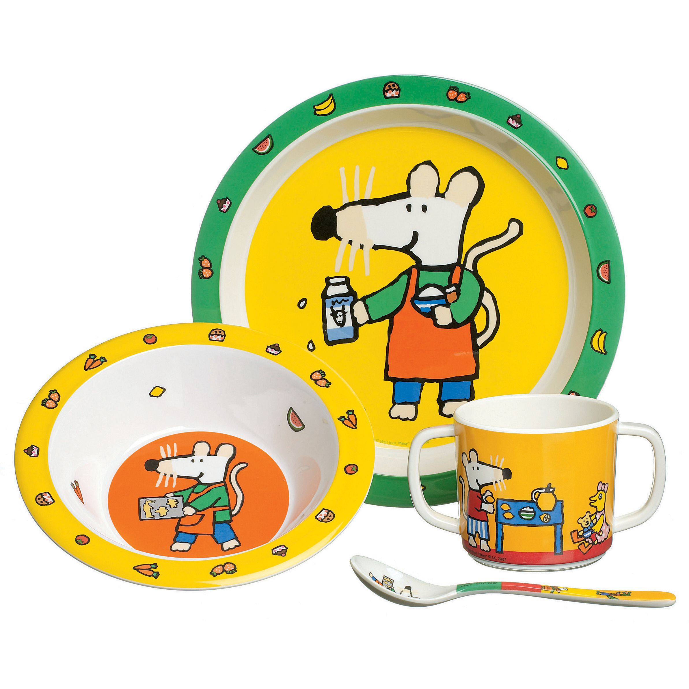 John Lewis Petit Jour Maisy Mouse Dinner Set