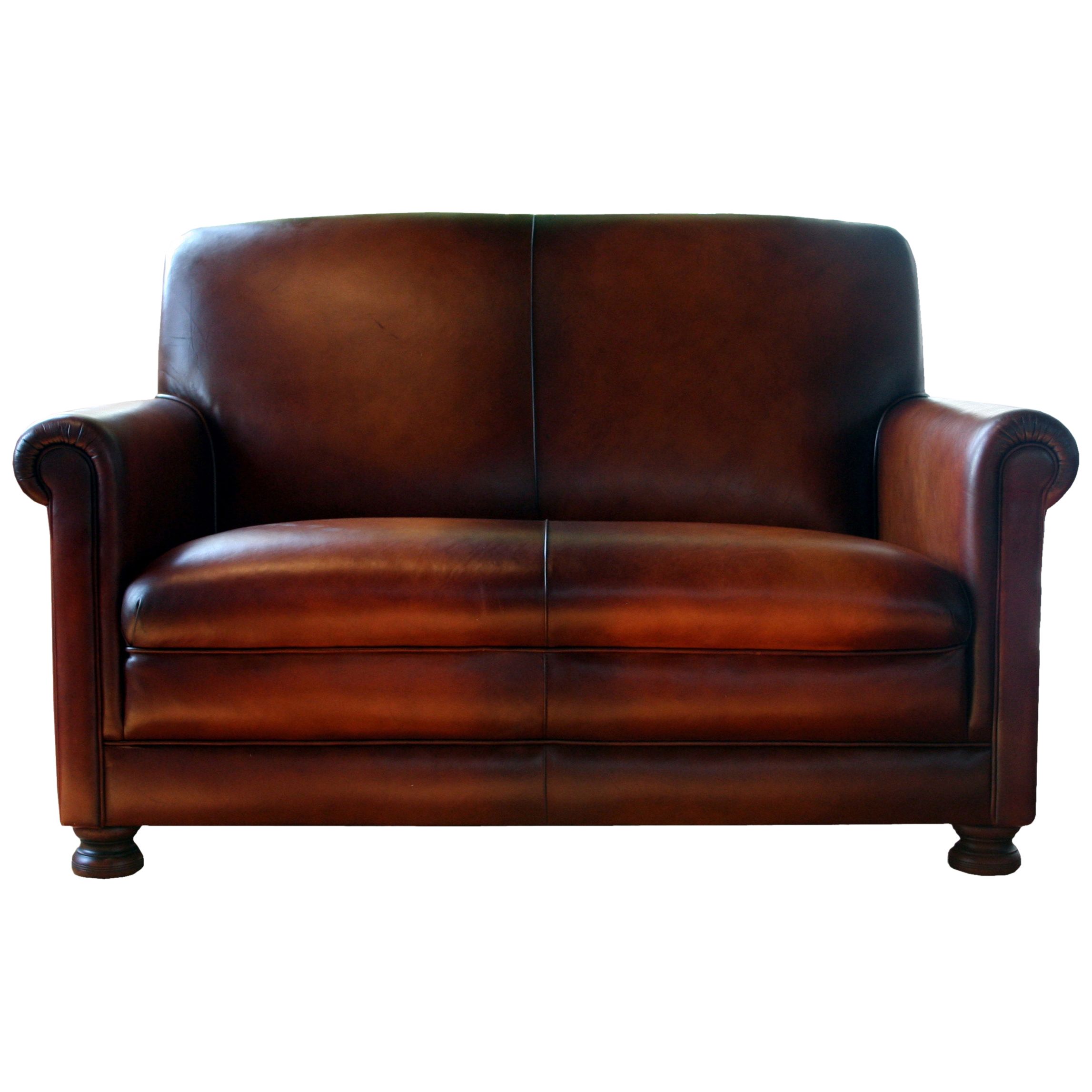 Princess Small Leather Sofa