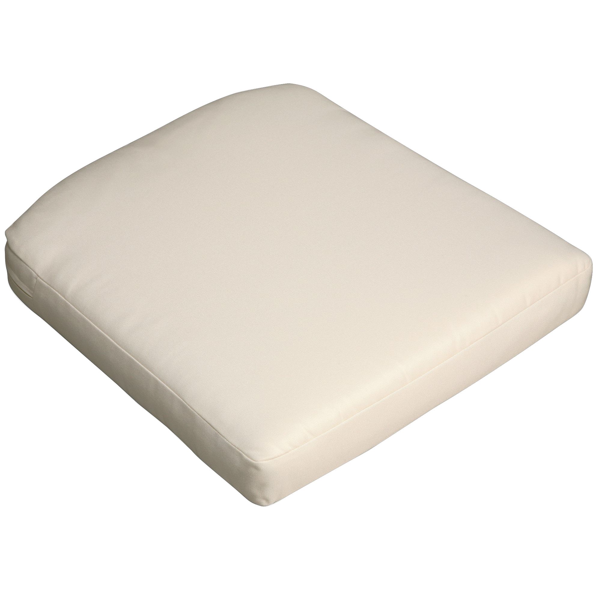 Barlow Tyrie Savannah Side Chair Seat Cushion, White Sand