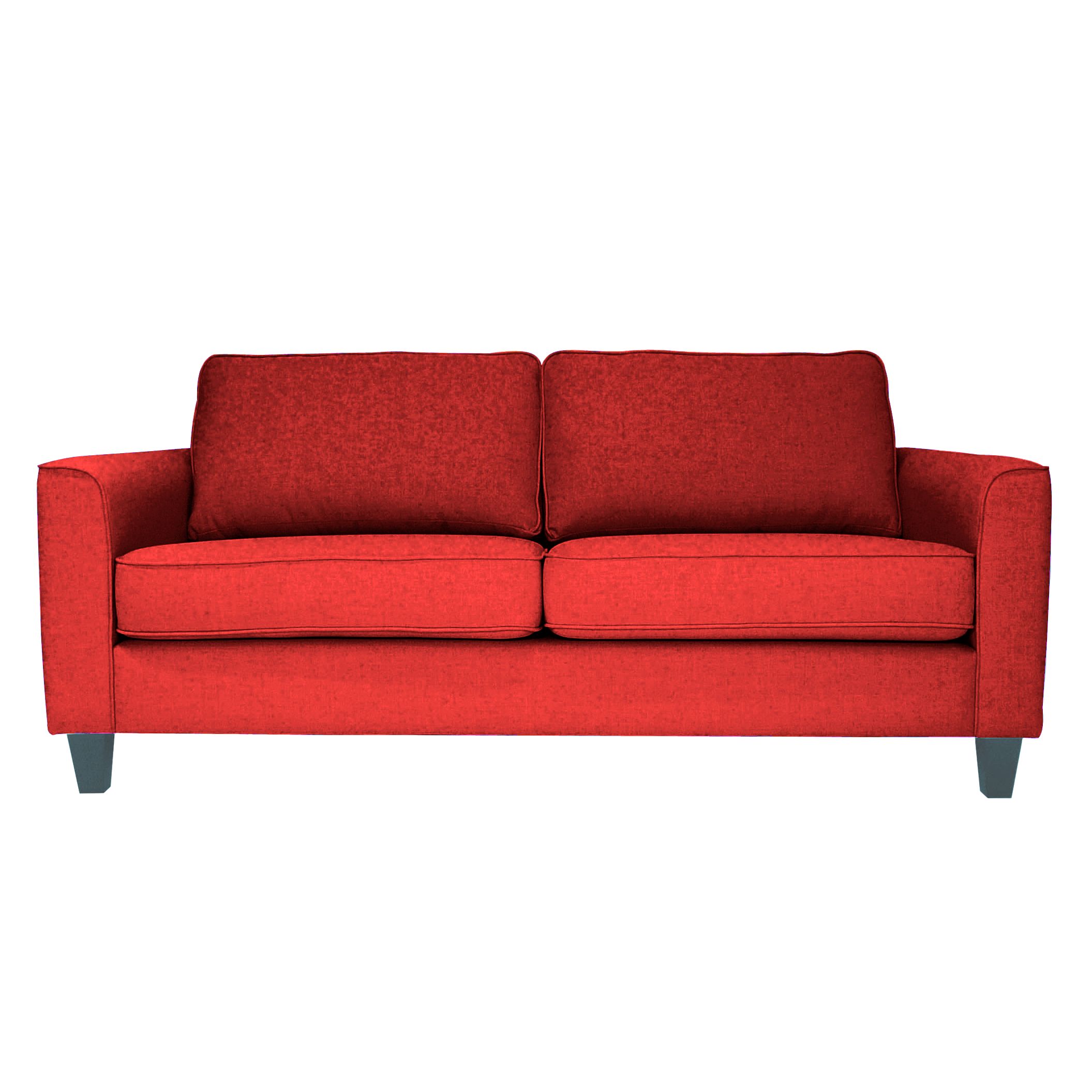 John Lewis Portia Medium Sofa Bed, Red at John Lewis