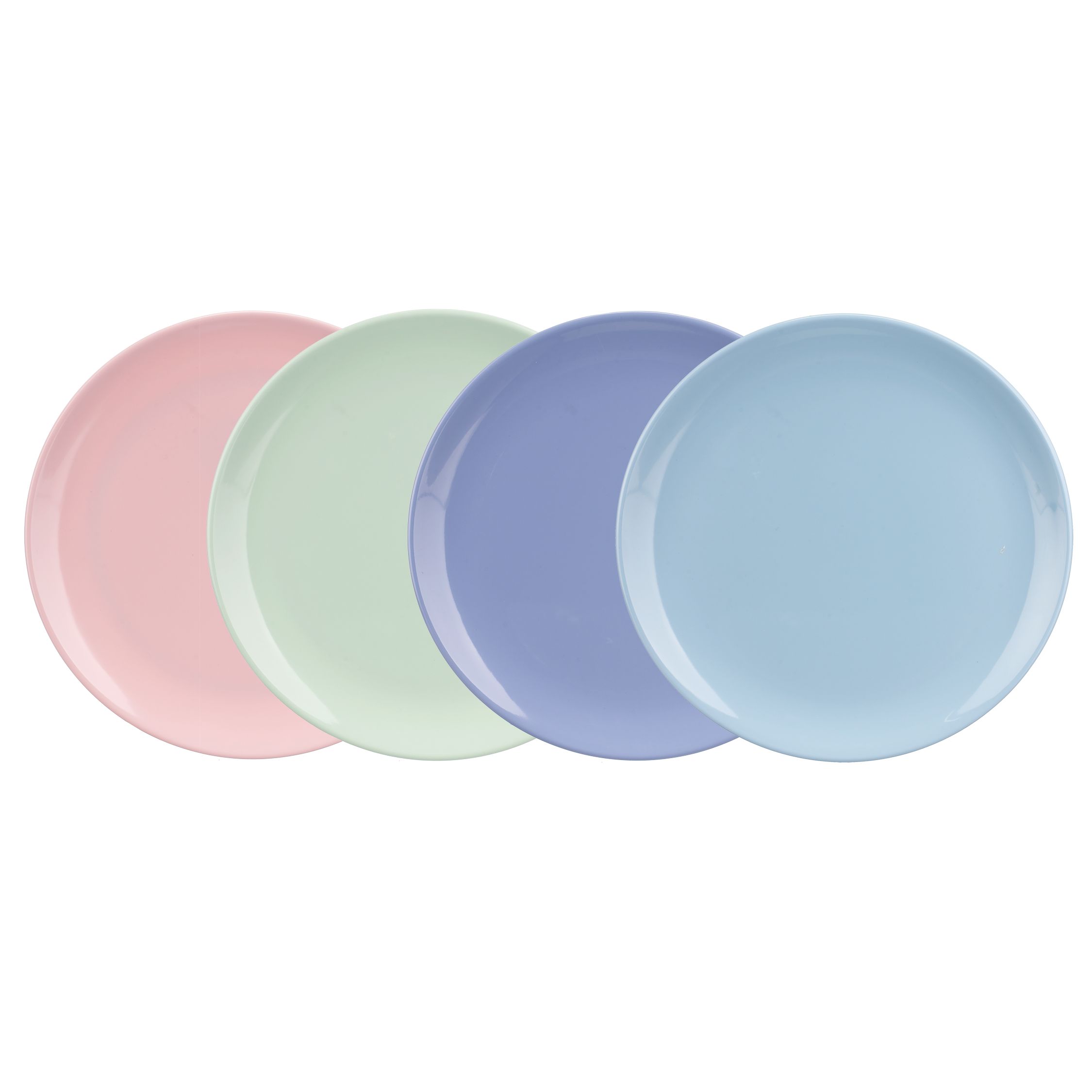 Miniamo Pastels Plates, Set of 4