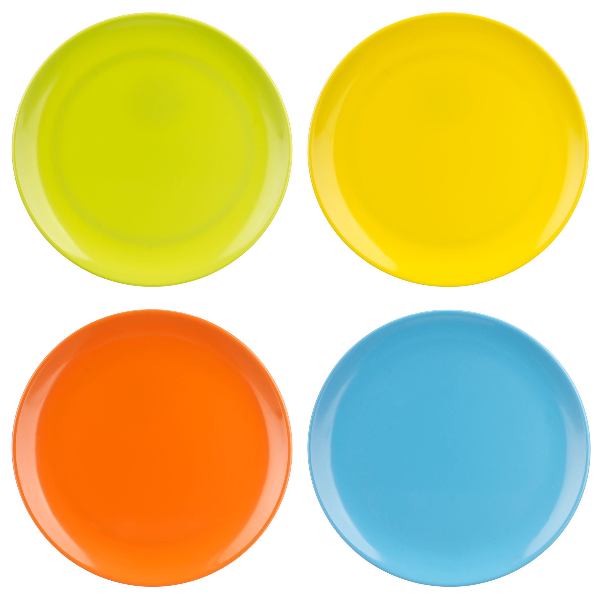 Miniamo Brights Plates, Set of 4