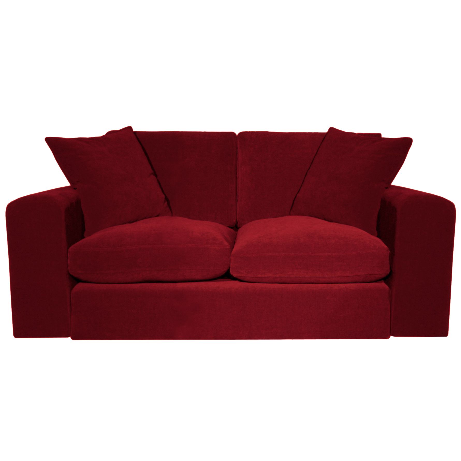 John Lewis Valencia Large Sofa, Claret at JohnLewis