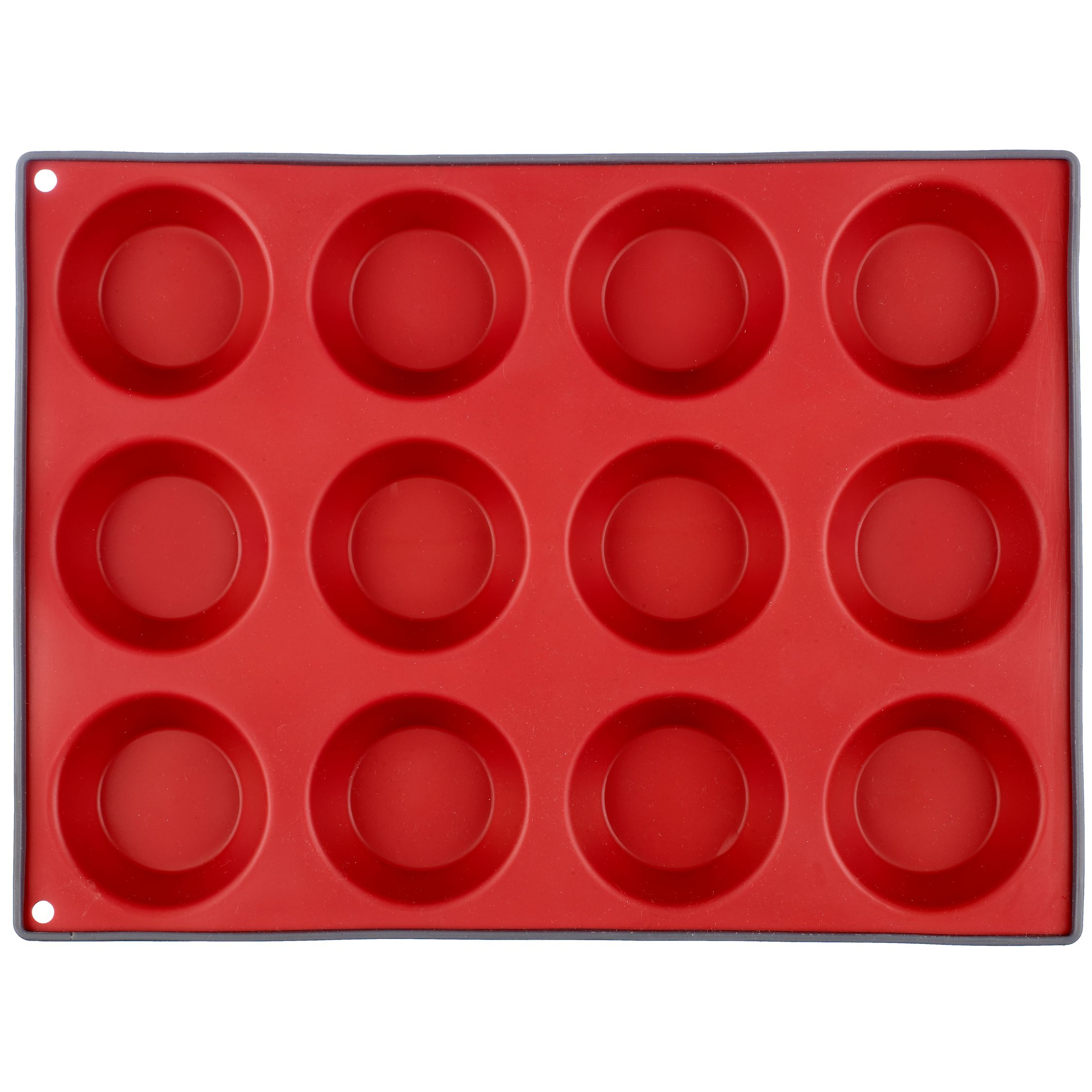 12 Cup Bun Tray, Red