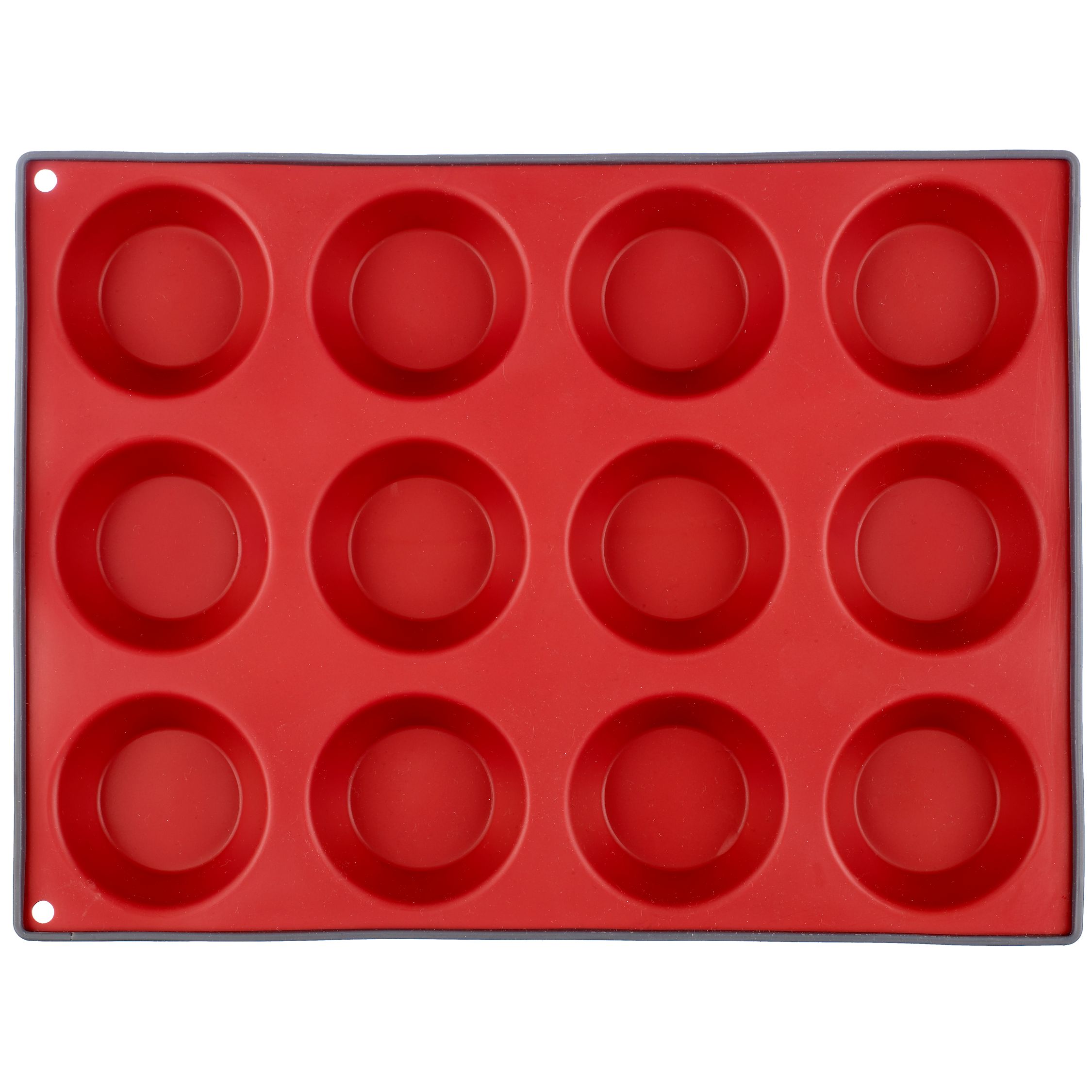 John Lewis 12 Cup Bun Tray, Red