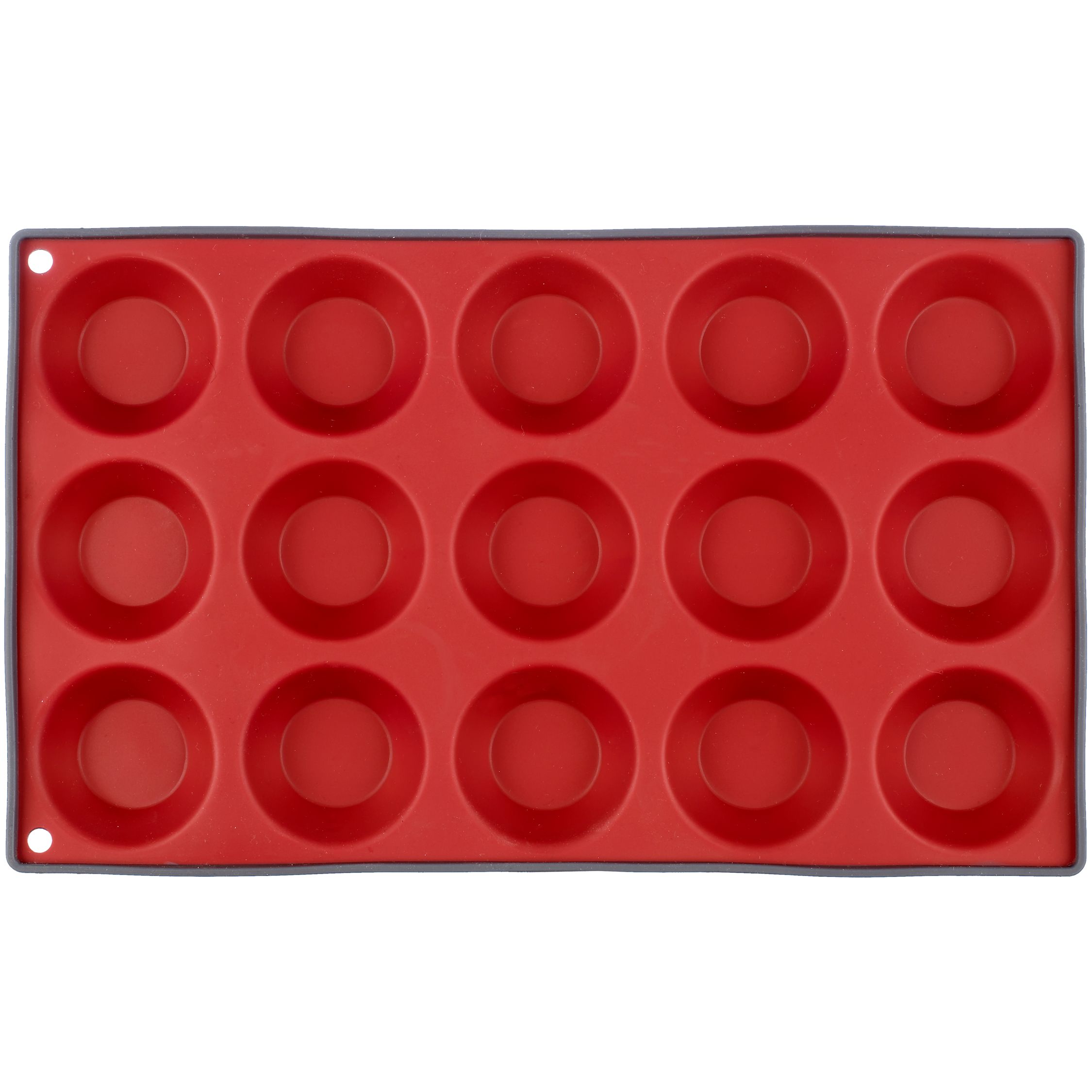 15 Cup Tartlet Mould, Red