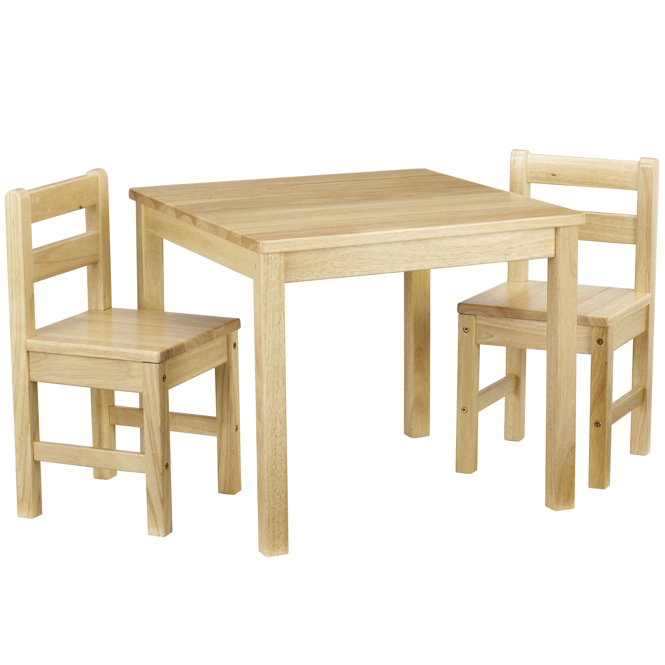 John Lewis Classic Table and Chairs, Natural