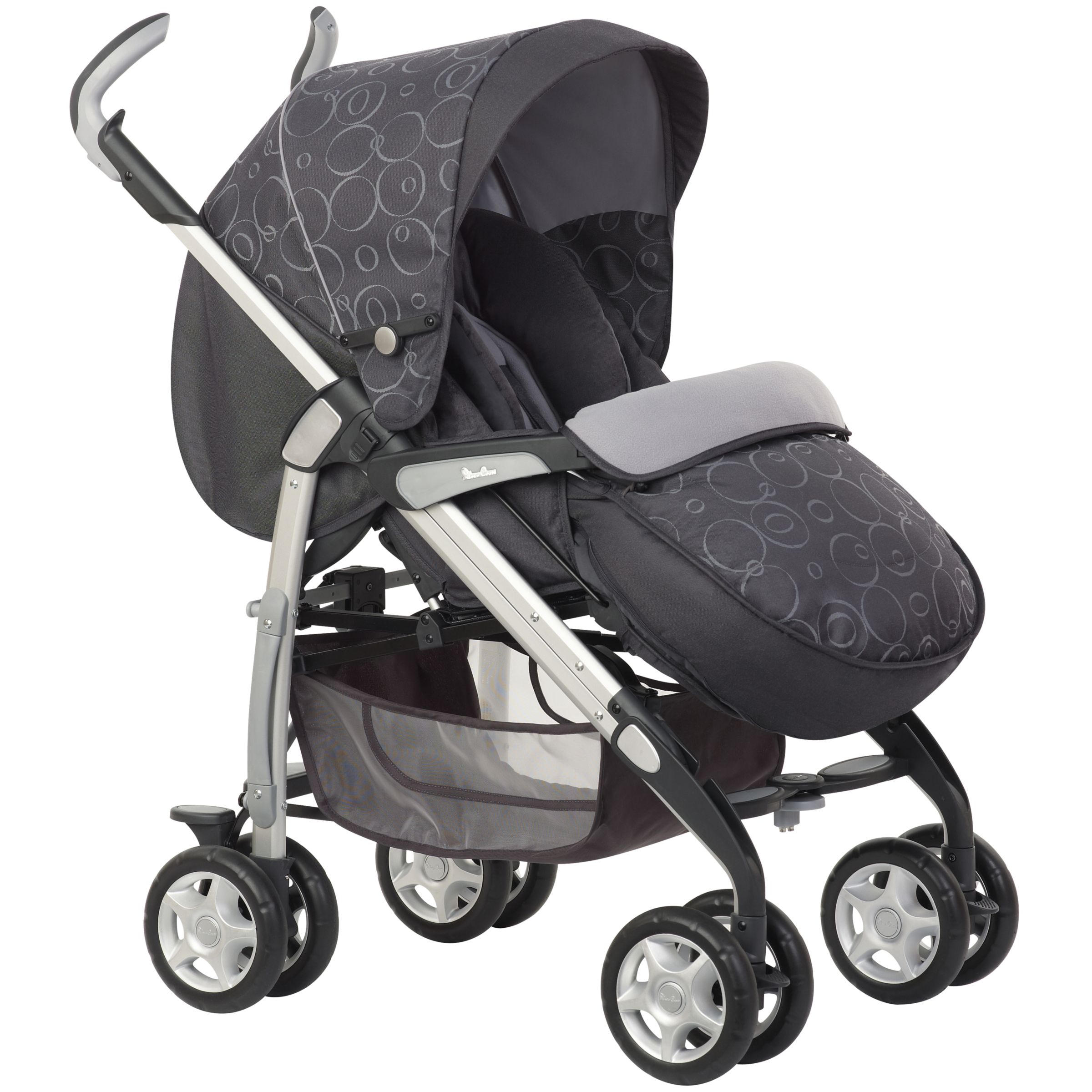 Silver Cross 3D Pram System, Charcoal Swirls at John Lewis