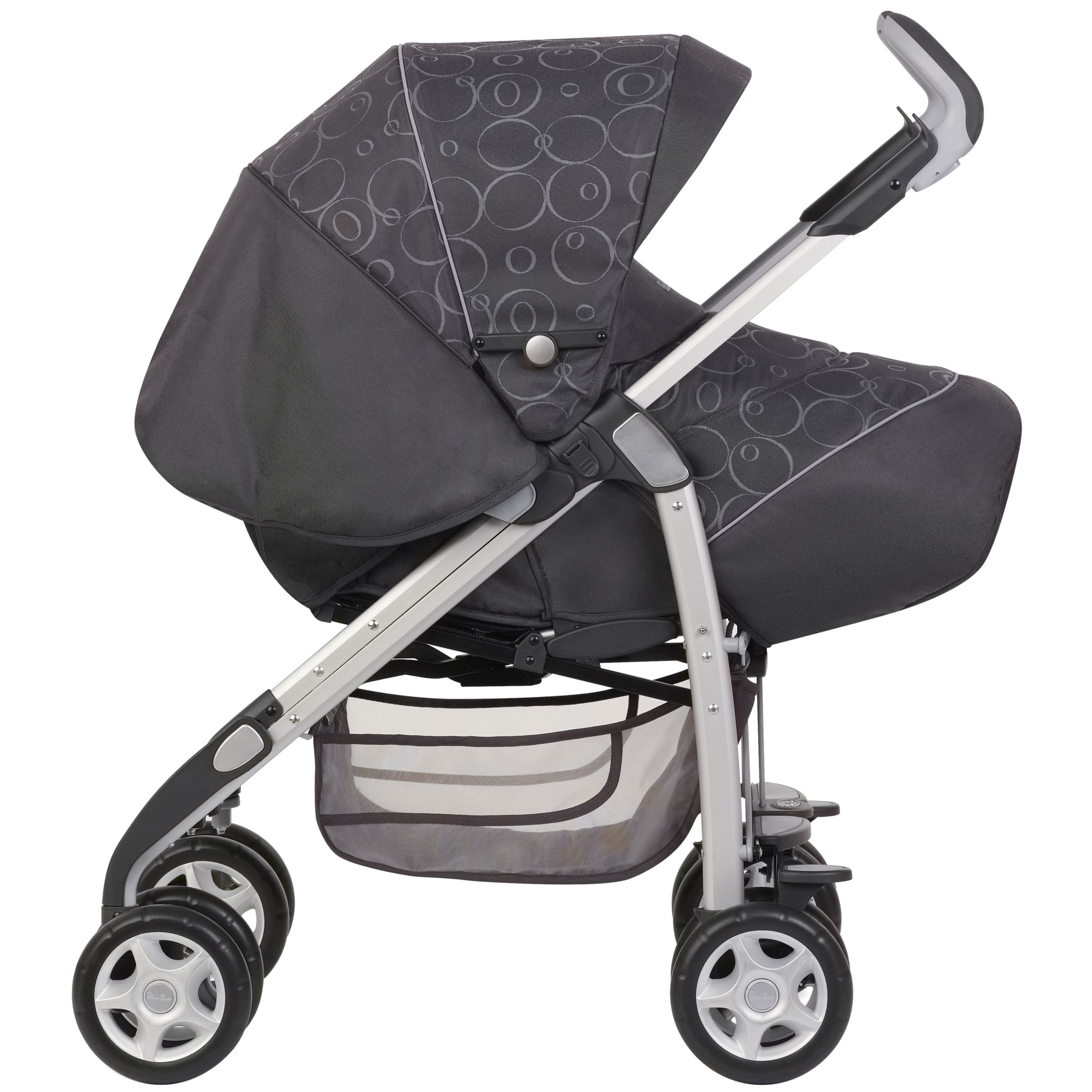 Silver Cross 3D Pram System, Charcoal Swirls