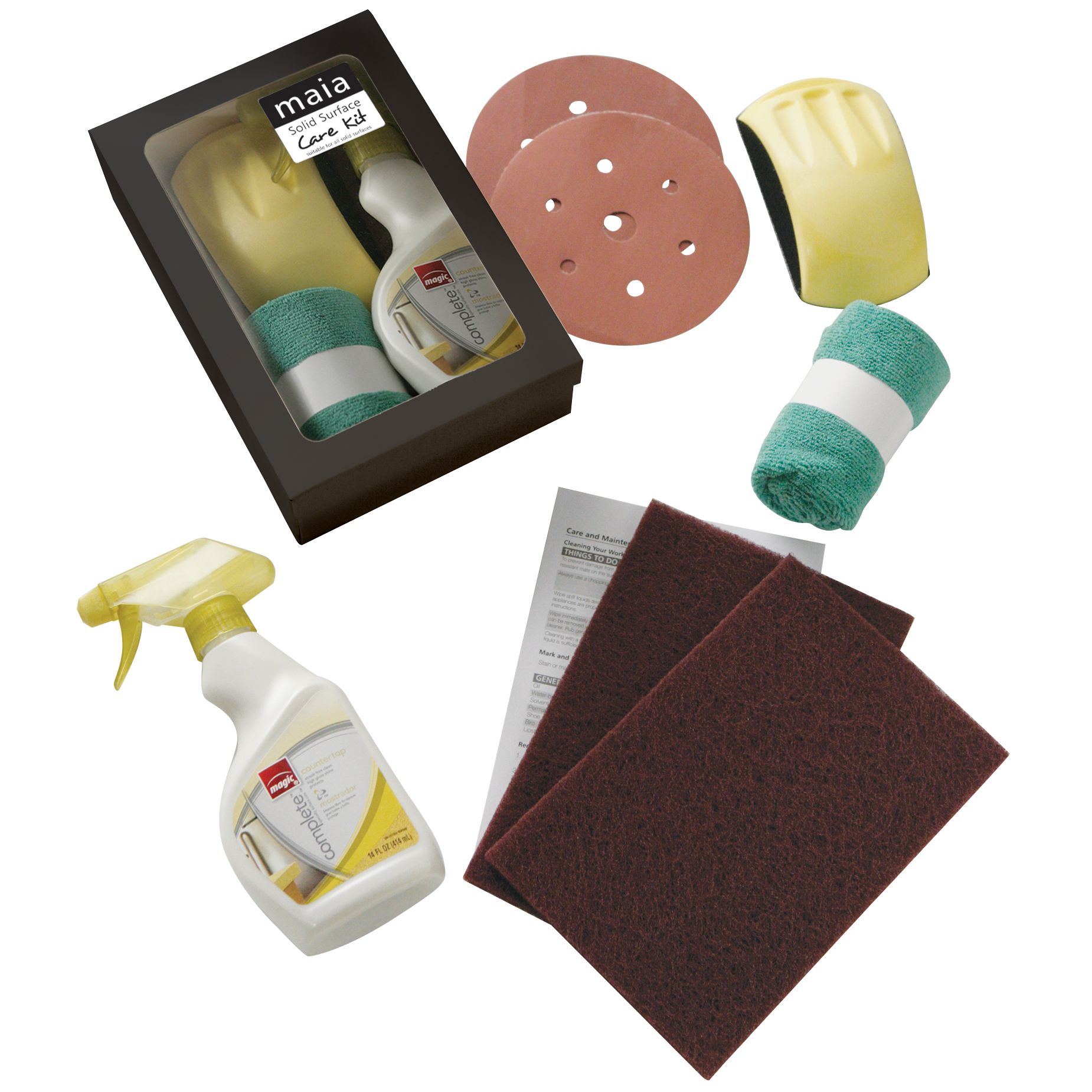 Sylmar Technology Maia Solid Surface Care Kit