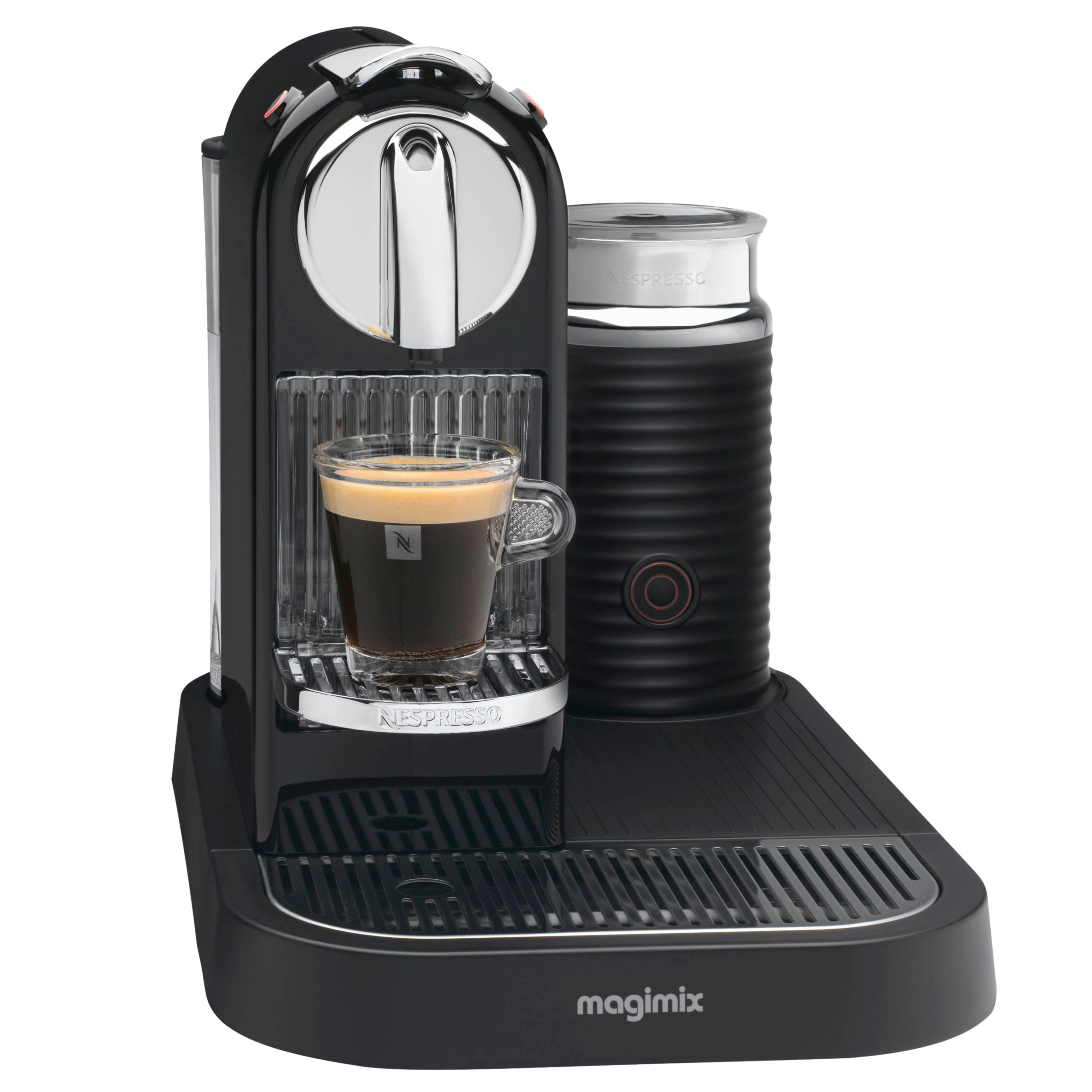 Nespresso M190 CitiZ and Milk Coffee Maker by Magimix, Black at JohnLewis