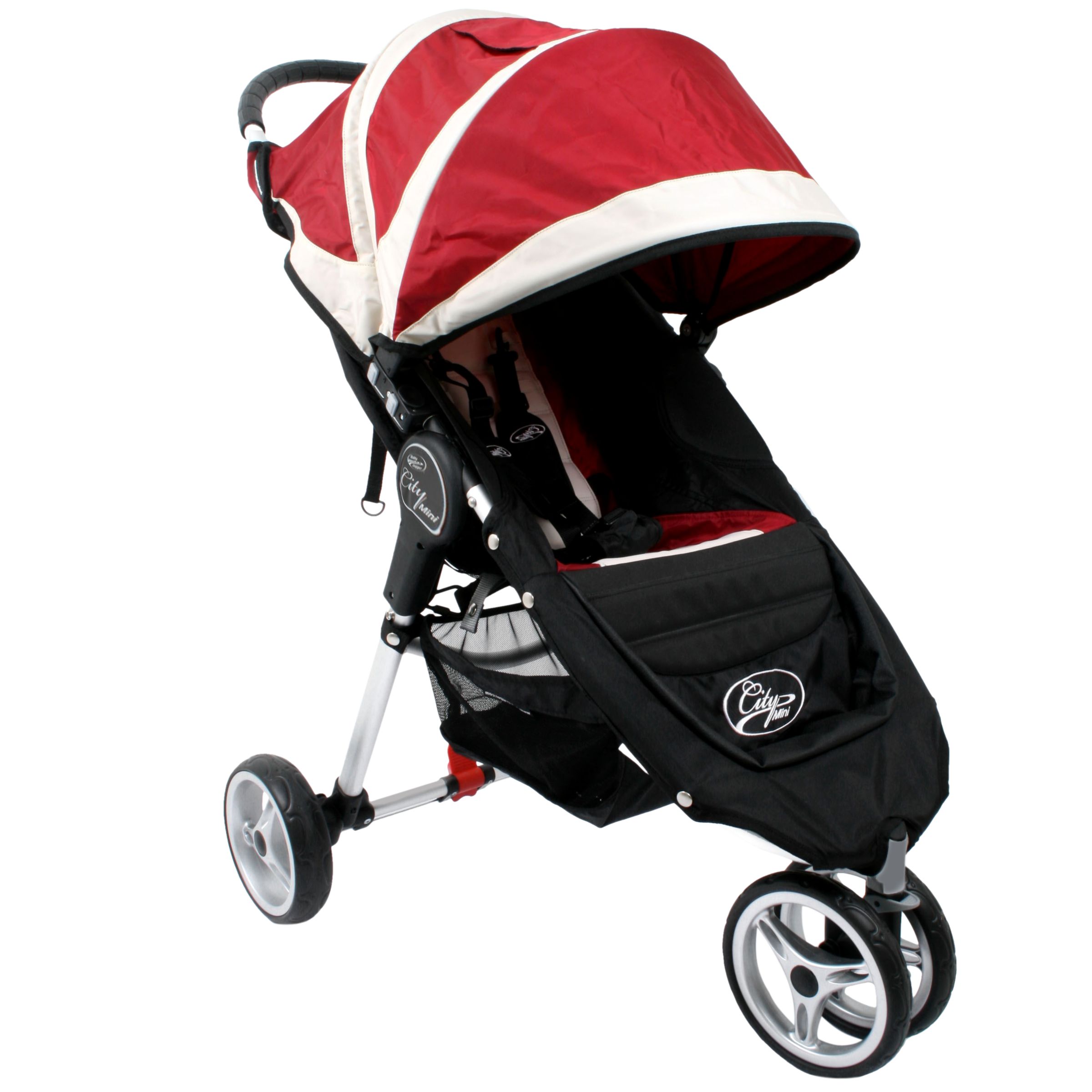 Baby Jogger City Mini 3 Wheeler, Red/Black at John Lewis