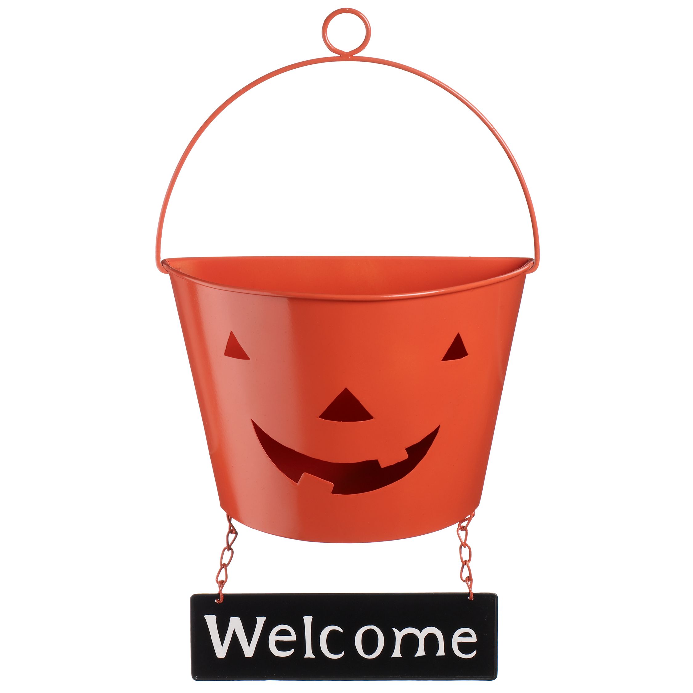 John Lewis Pumpkin 'Welcome' Bucket