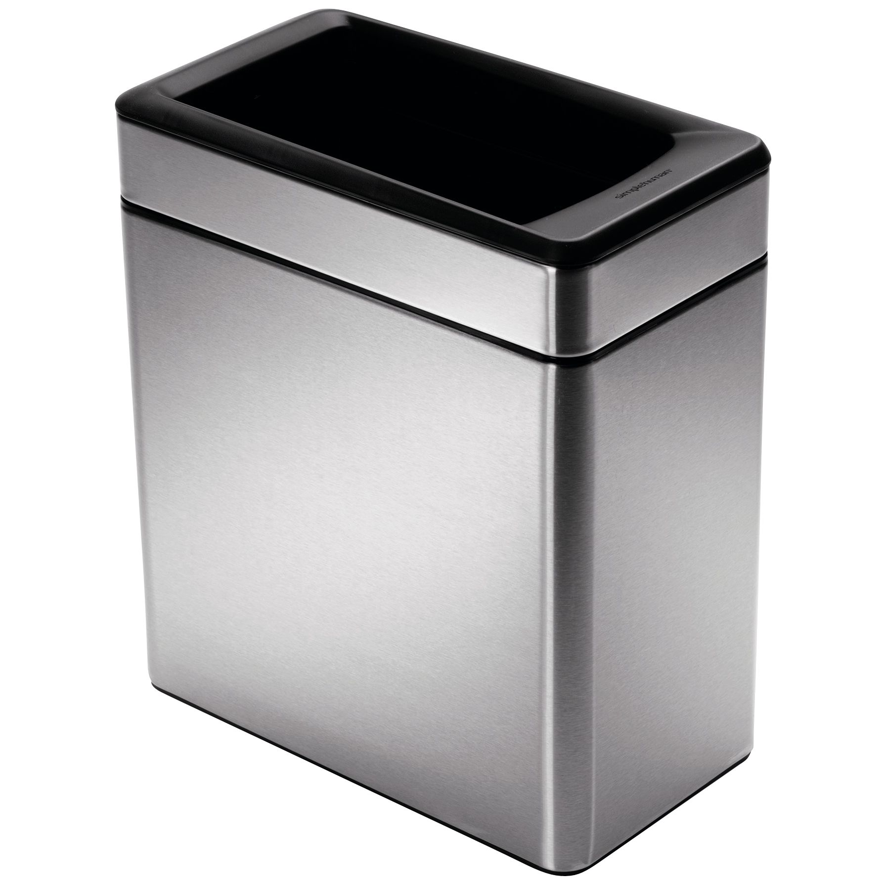 simplehuman Stainless Steel Open Top Bin,10L
