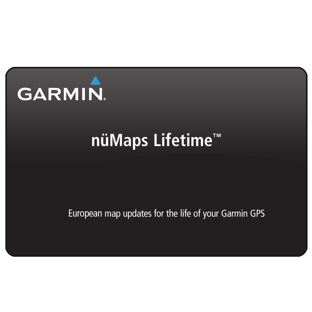 Garmin nüMaps Lifetime Updates Europe