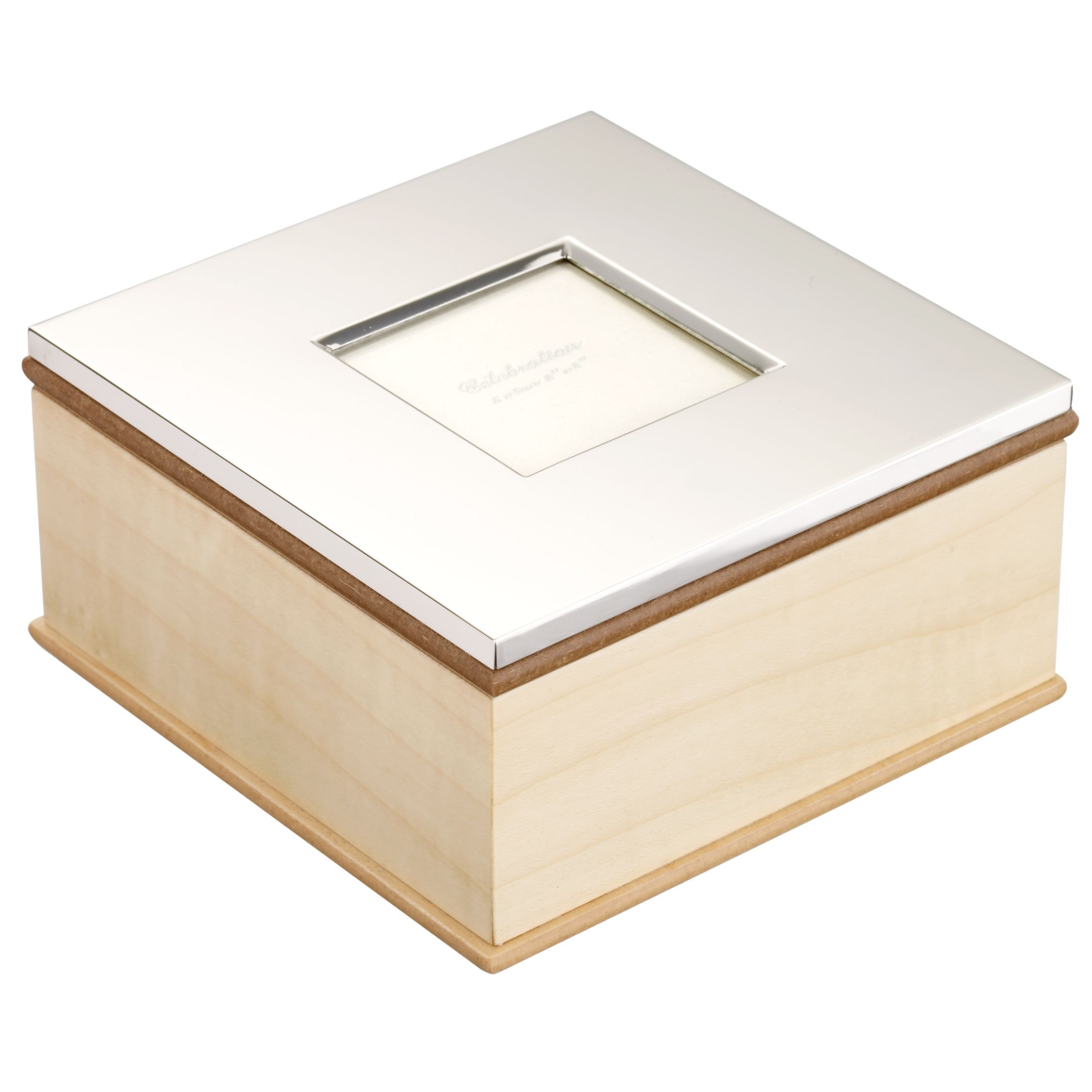 John Lewis Maple Keepsake Box