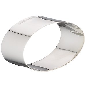 John Lewis Sterling Silver Oval Napkin Ring