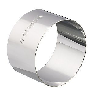 John Lewis Sterling Silver Round Napkin Ring