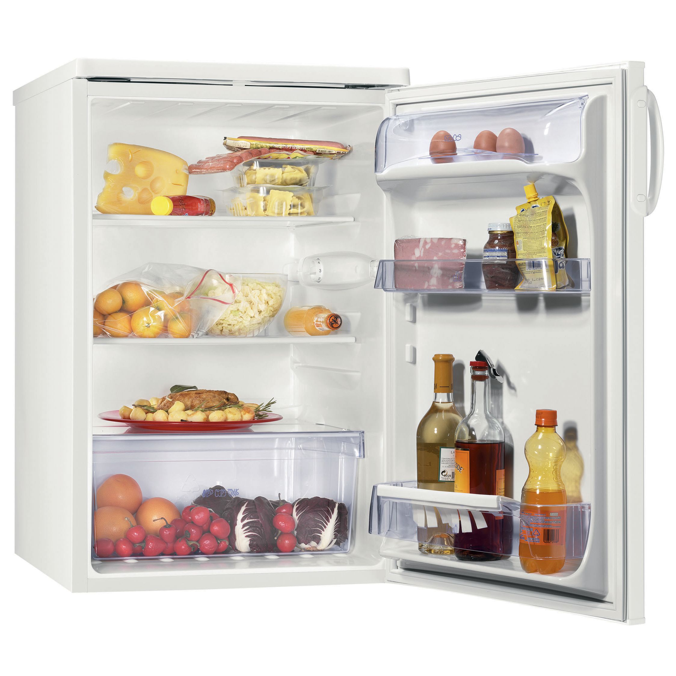 Zanussi ZRG616CW Larder Fridge, White at John Lewis