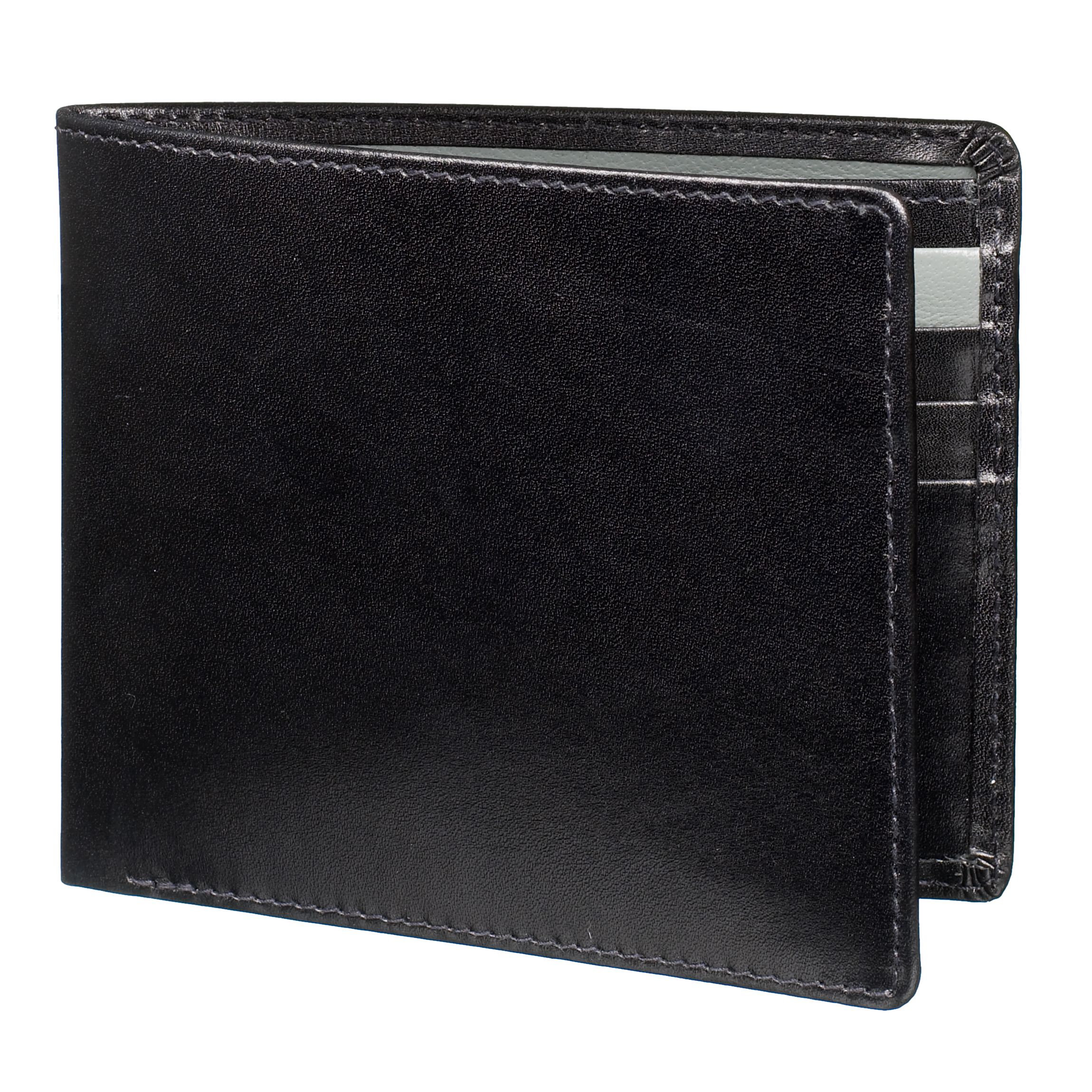 Launer Leather Wallet, Black