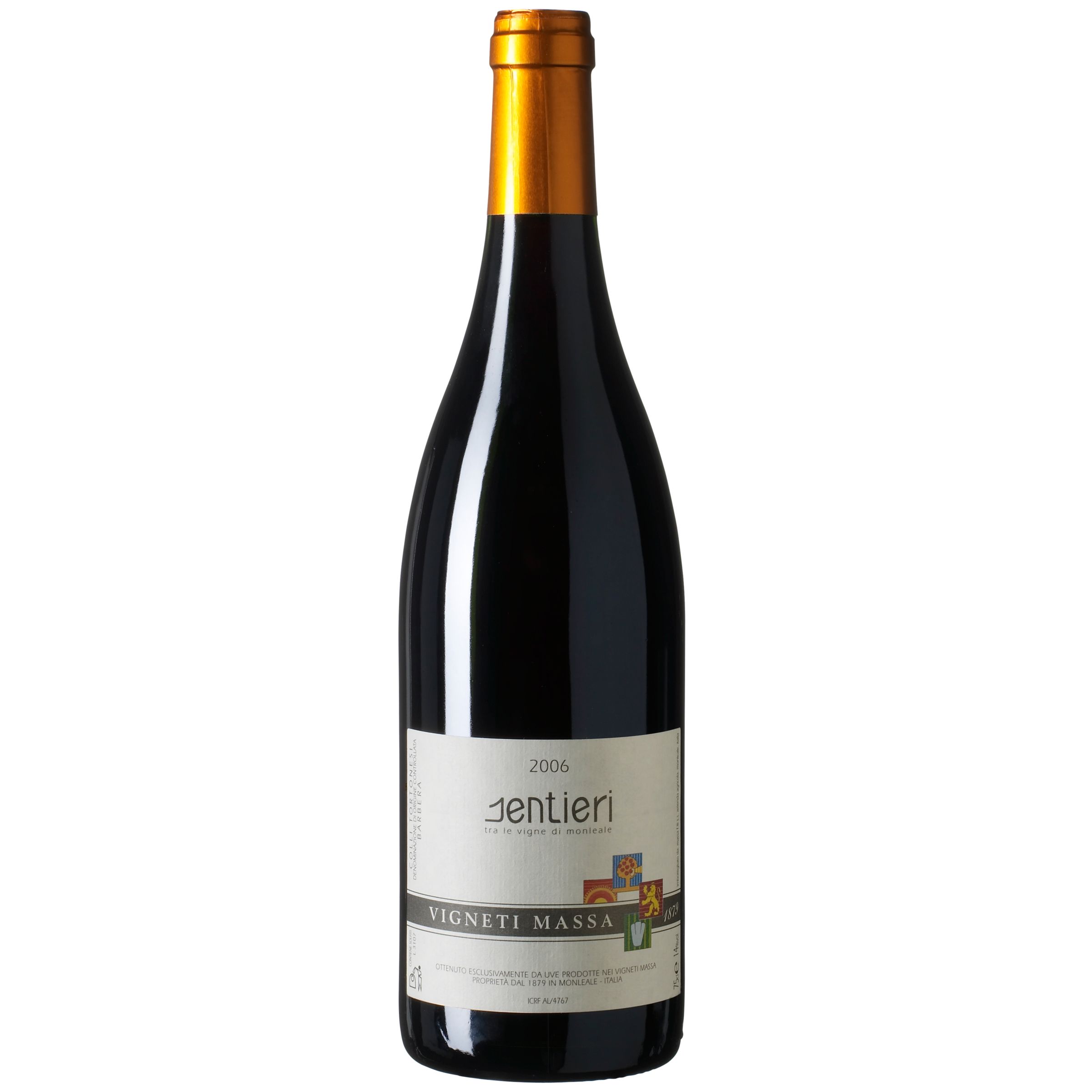 Walter Massa, Sentieri Barbera 2008/09 Colli Tortonesi DOC, Piedmont, Italy