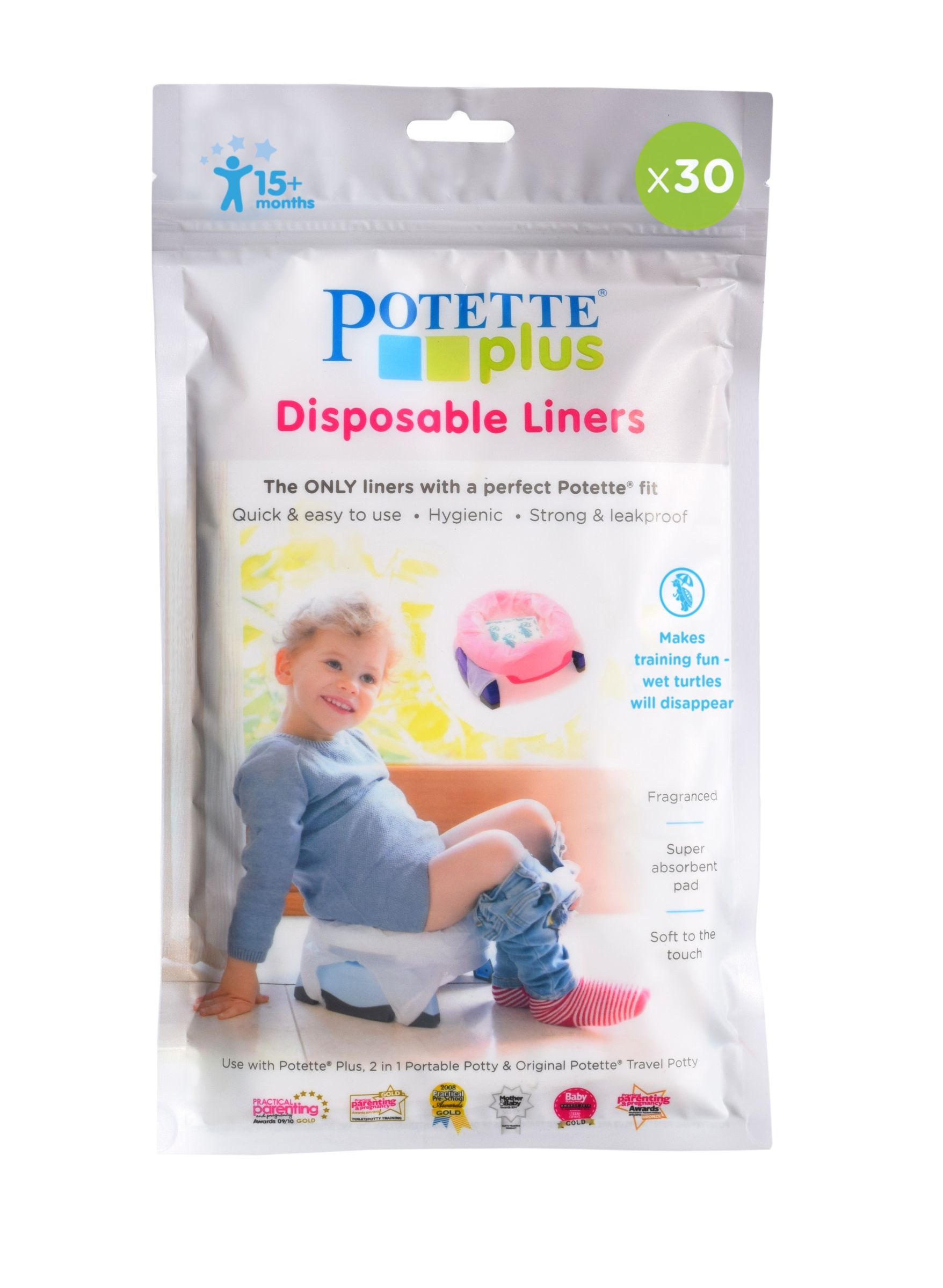 Potette Plus Liners - 30 Pack