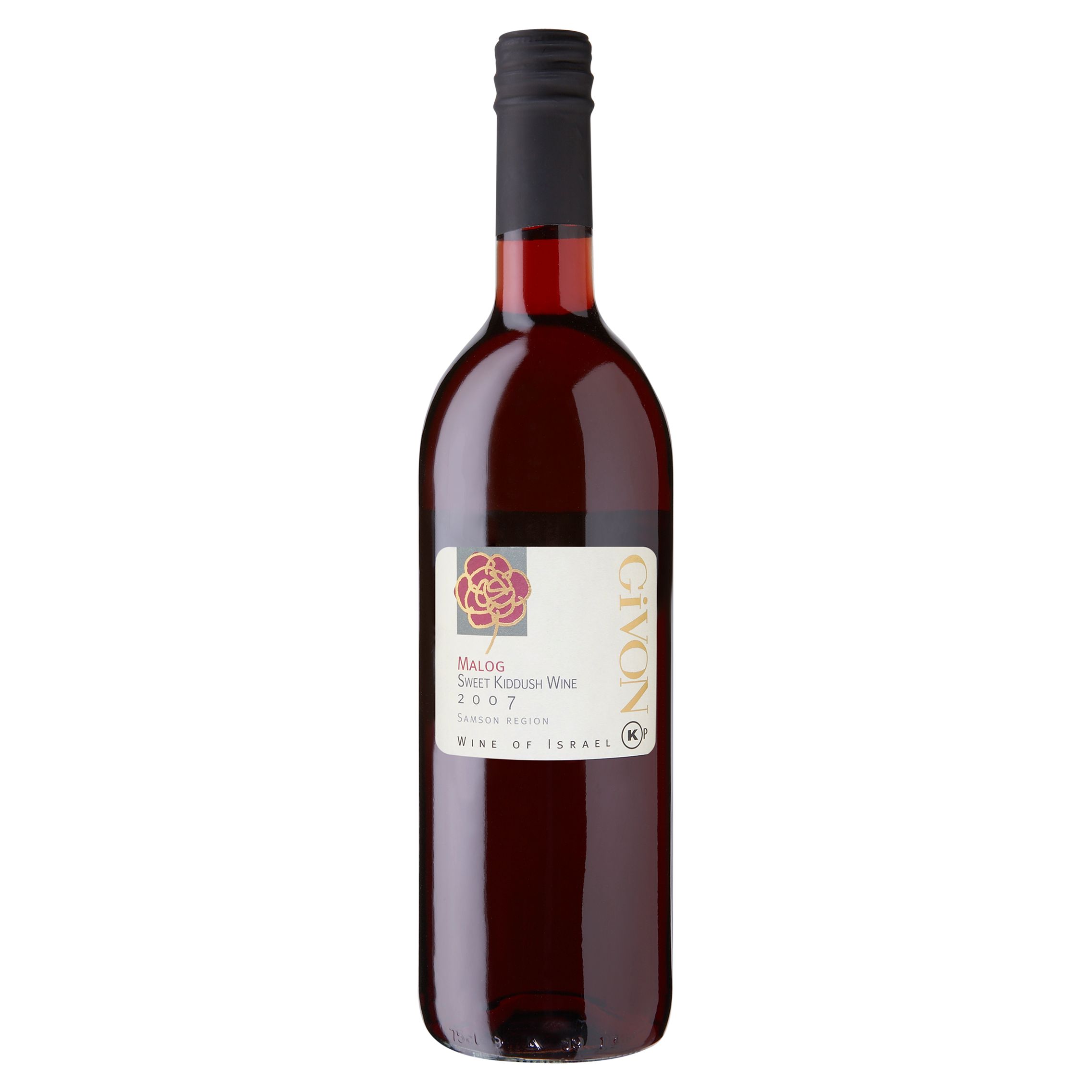 Givon Malog Sweet Kiddush Wine 2010 Samson Israel Kosher Wine