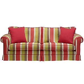 Duresta Burghley Large Sofa, Delaney Stripe