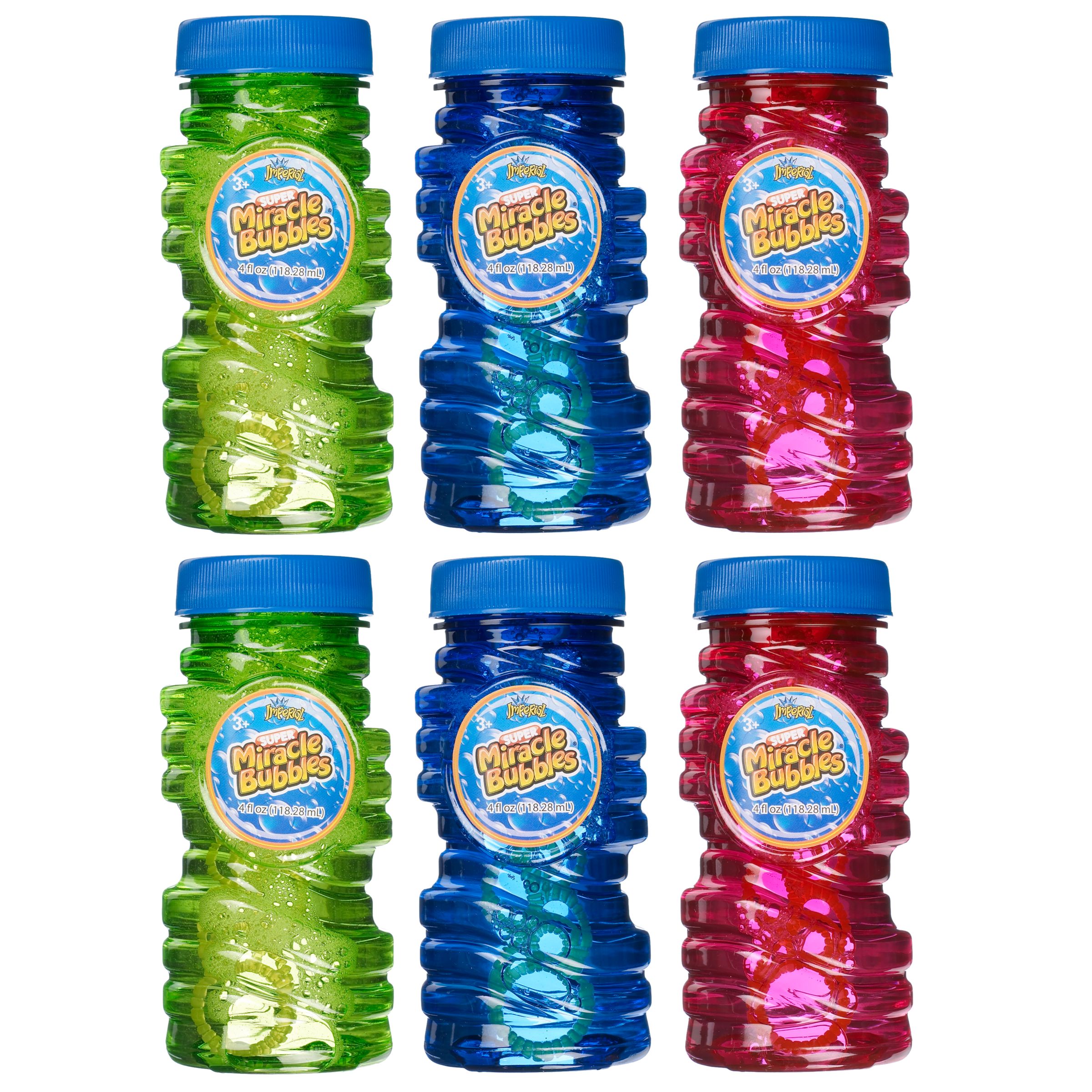 Super Miracle Bubbles, Pack of 6