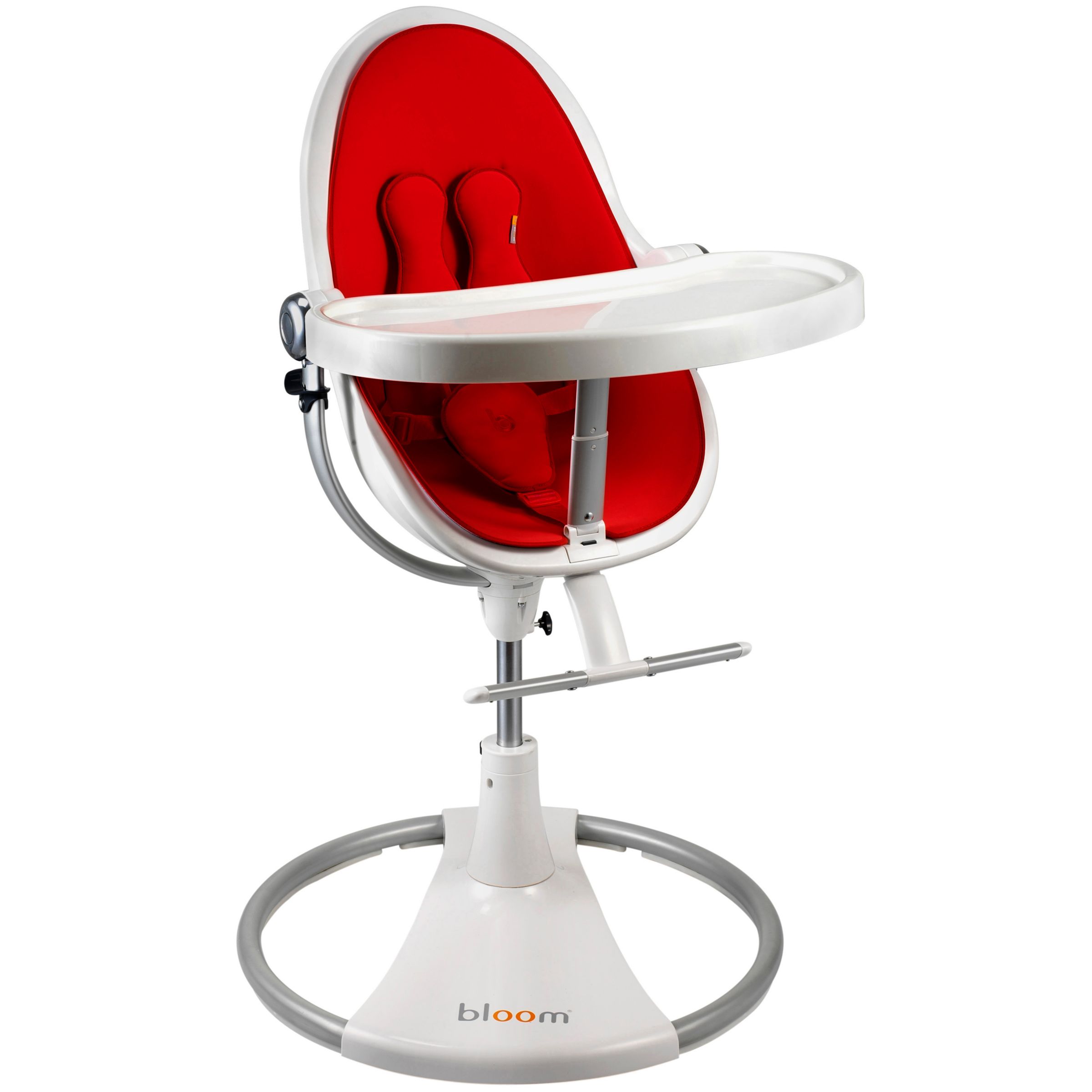 bloom Fresco Classic Contemporary Micro-Suede Baby Chair, Rock red