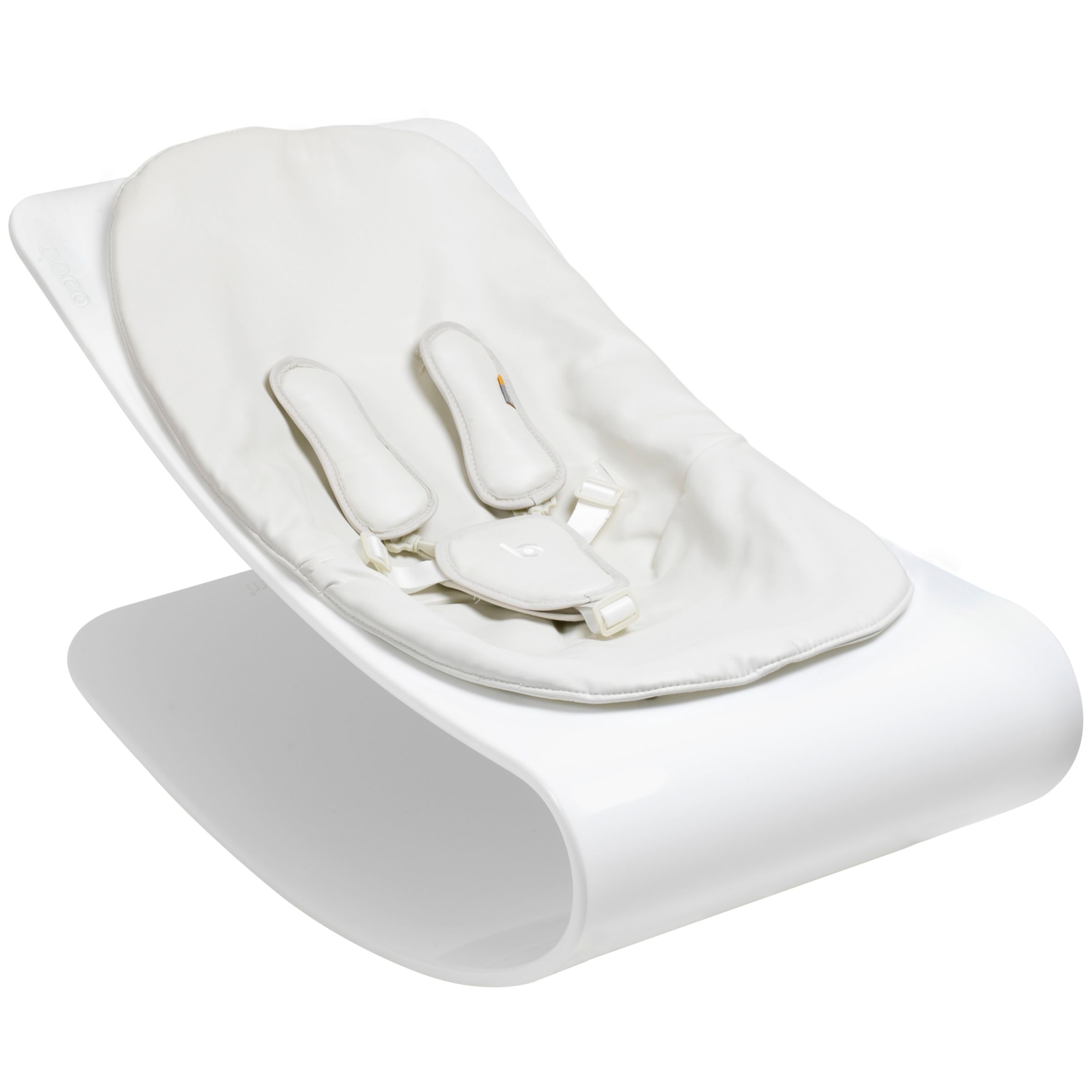 bloom Coco Plexistyle Baby Lounger, Ivory White with Coconut White at John Lewis