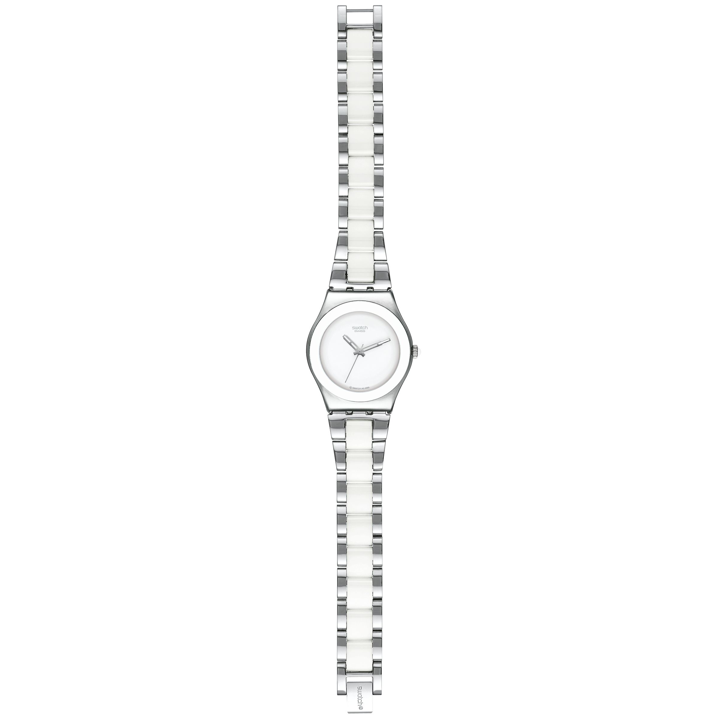 Swatch YLS141G Ceramic Watch, White