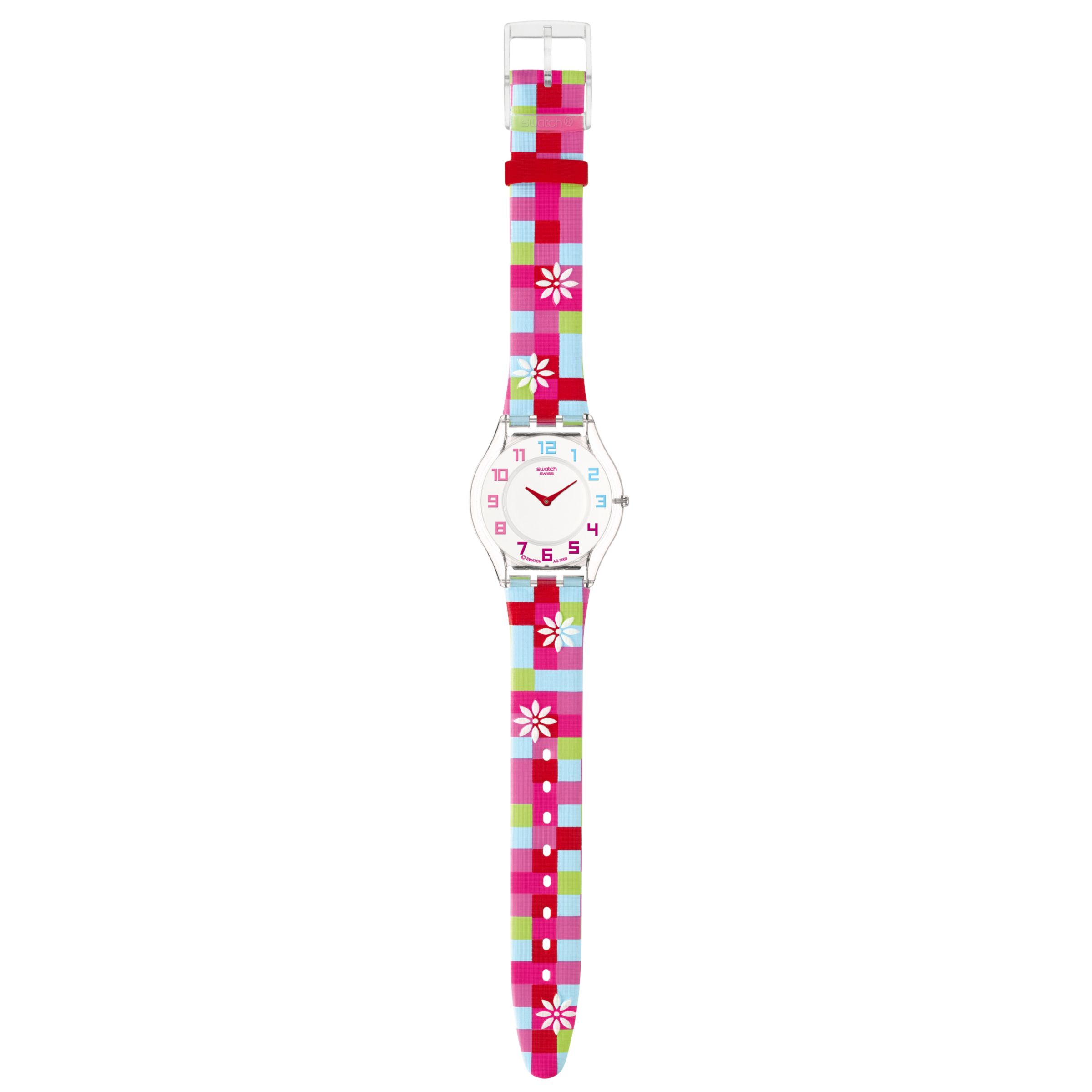 Swatch Floret Scenery SFK334 Women's Watch, Pink