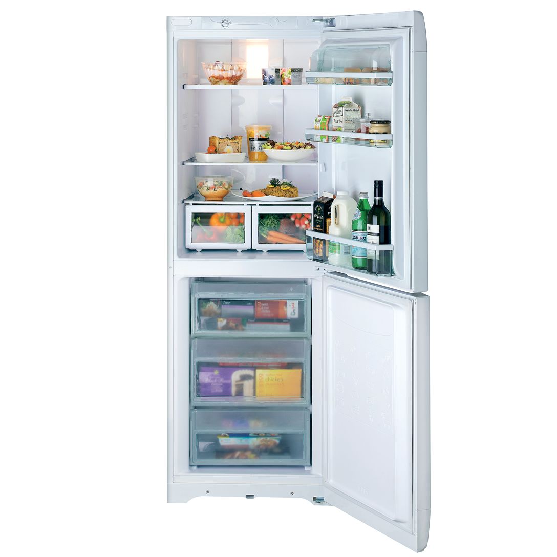 Hotpoint FF175MP Fridge Freezer, White at John Lewis