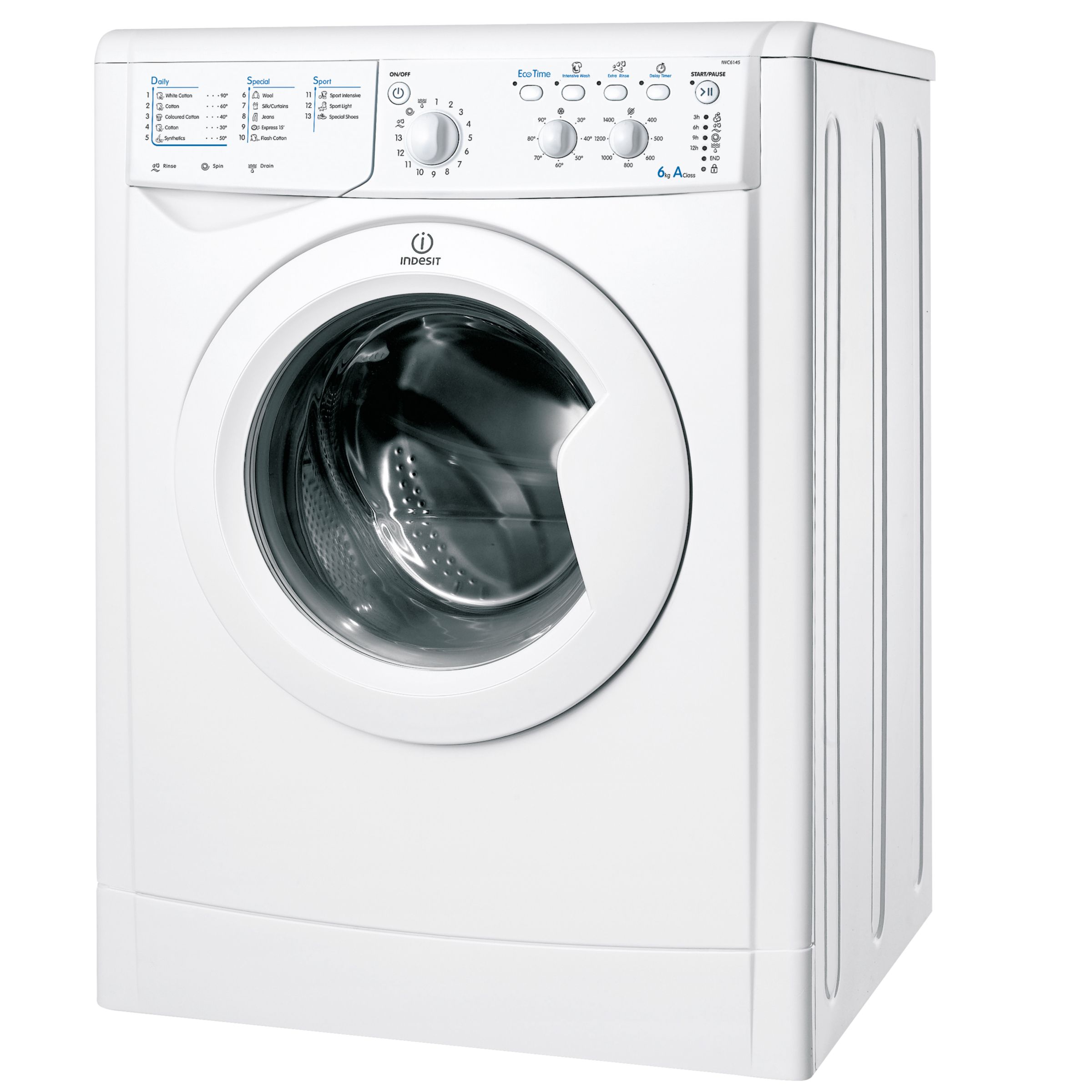 Indesit IWC6145 Washing Machine White